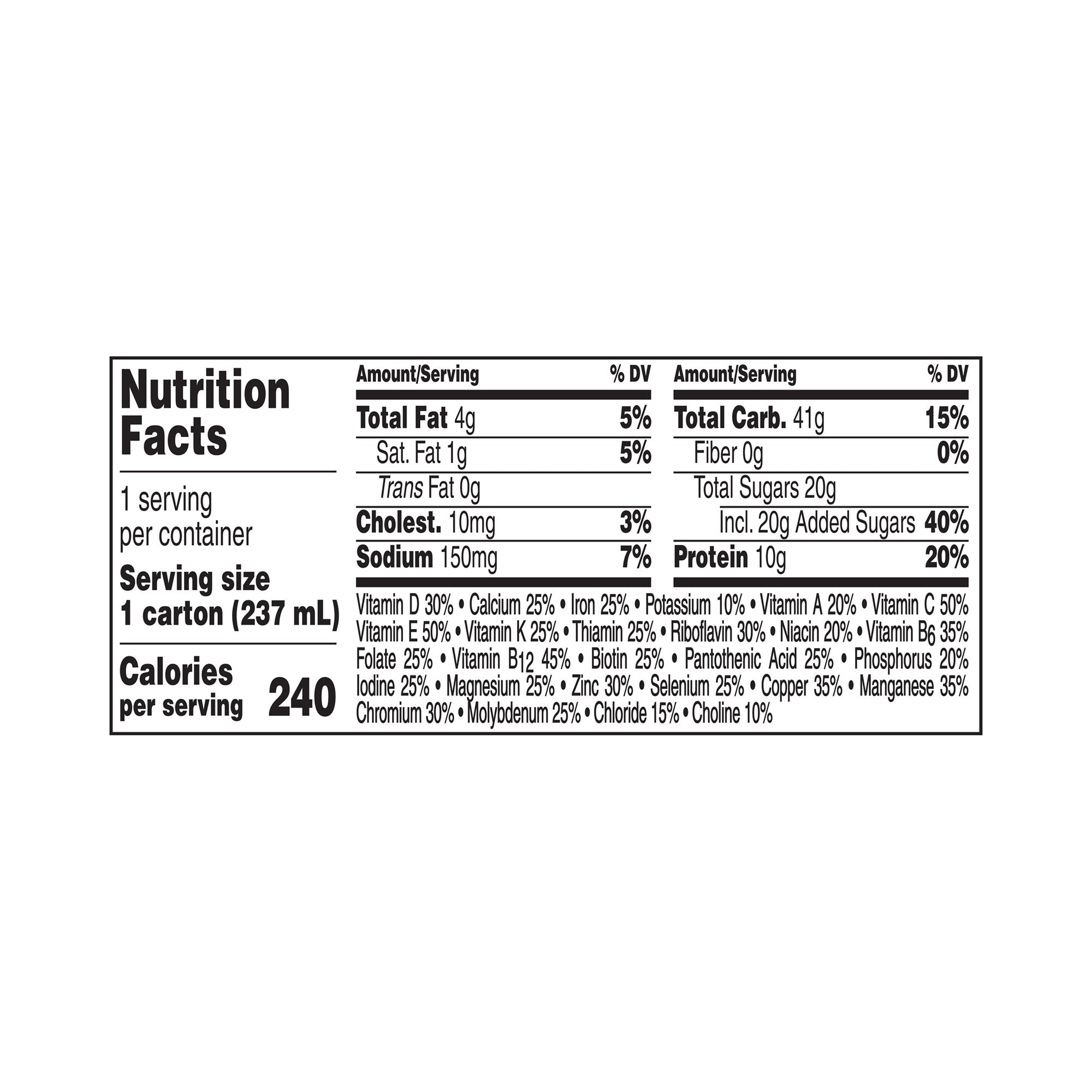 Boost® Original Chocolate Balanced Nutritional Drink, 8-ounce carton 00043900169729