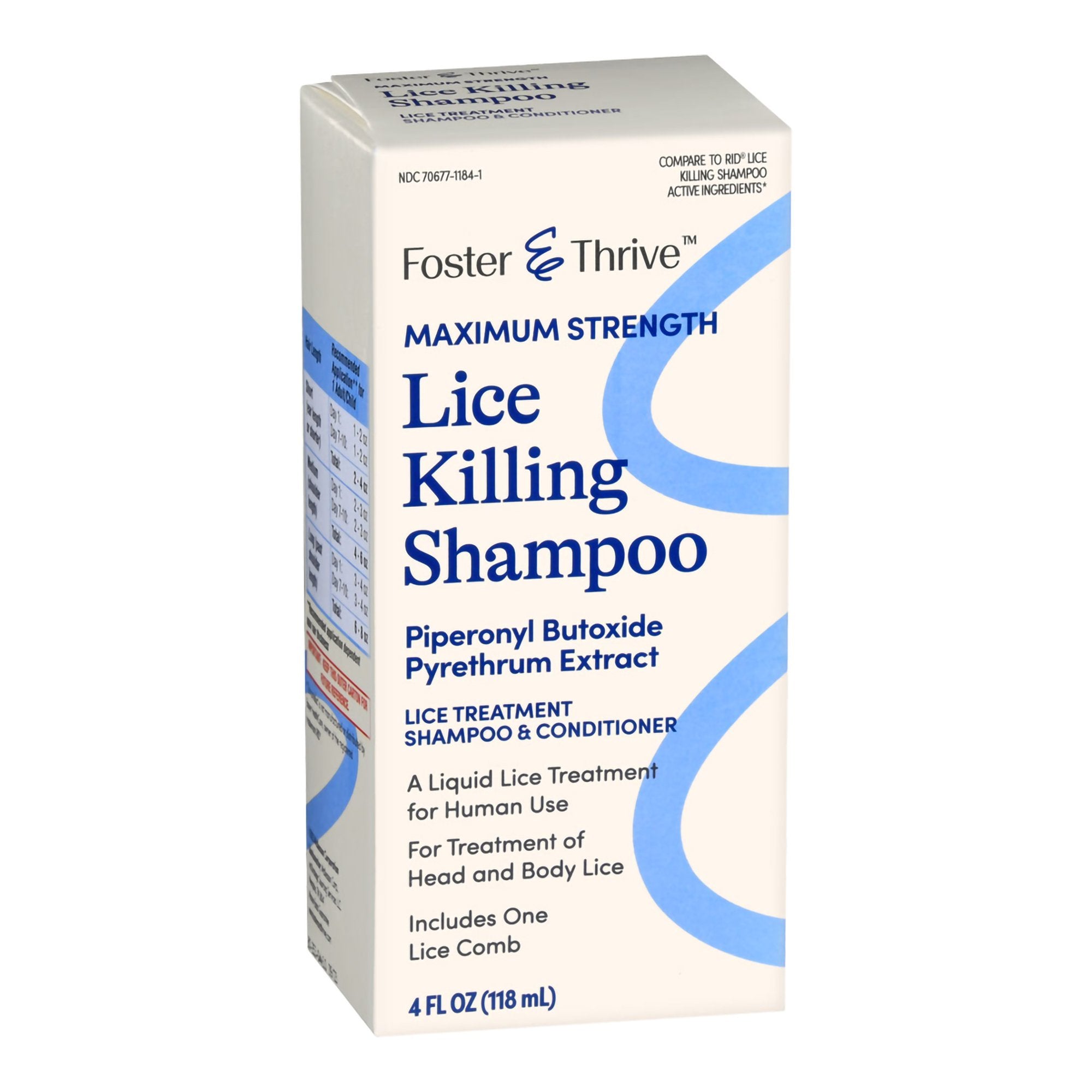 Foster & Thrive™ Maximum Strength Lice Killing Shampoo 70677118401