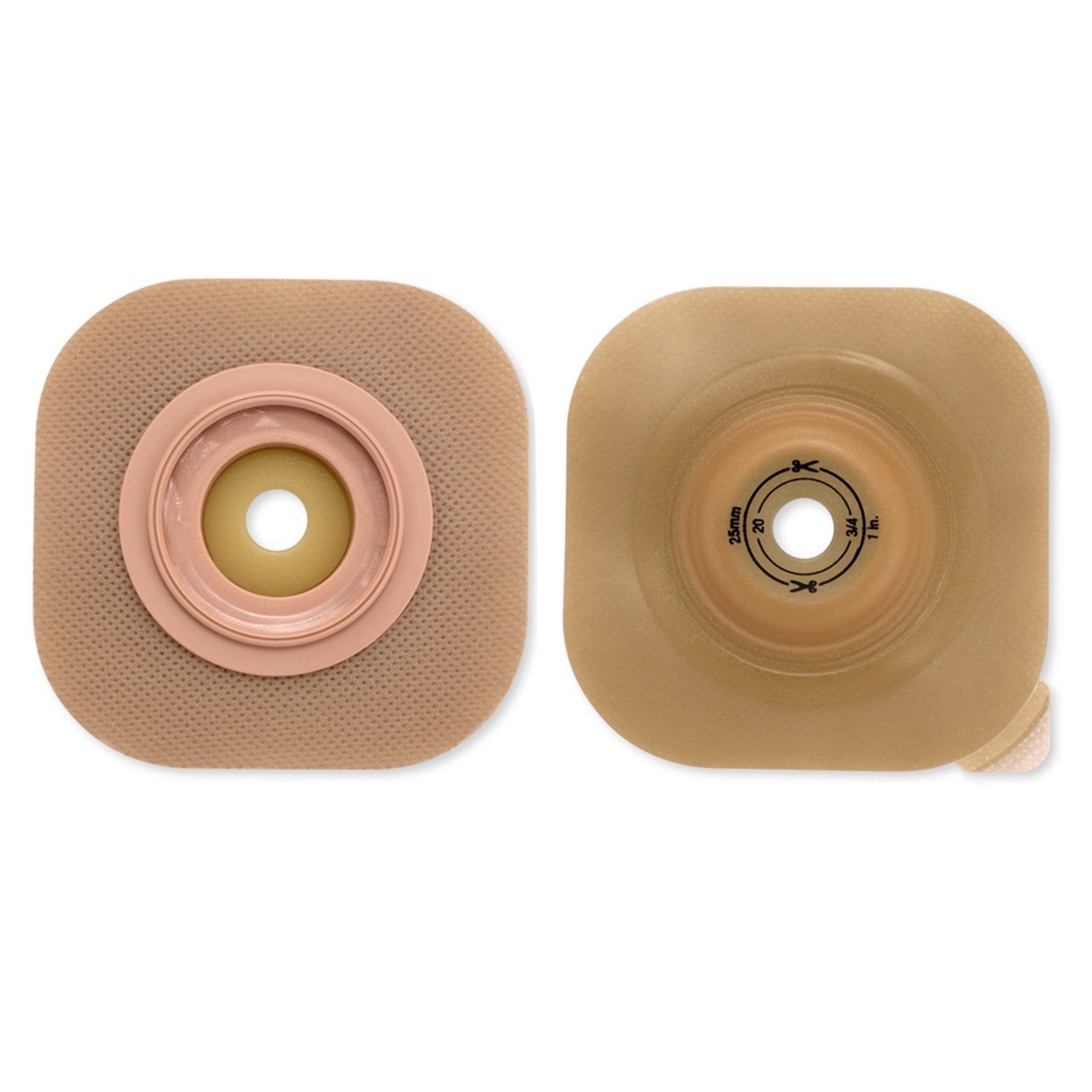 New Image™ Convex CeraPlus™ Skin Barrier, 70mm Flange, Up to 51 mm Opening, Blue 15304