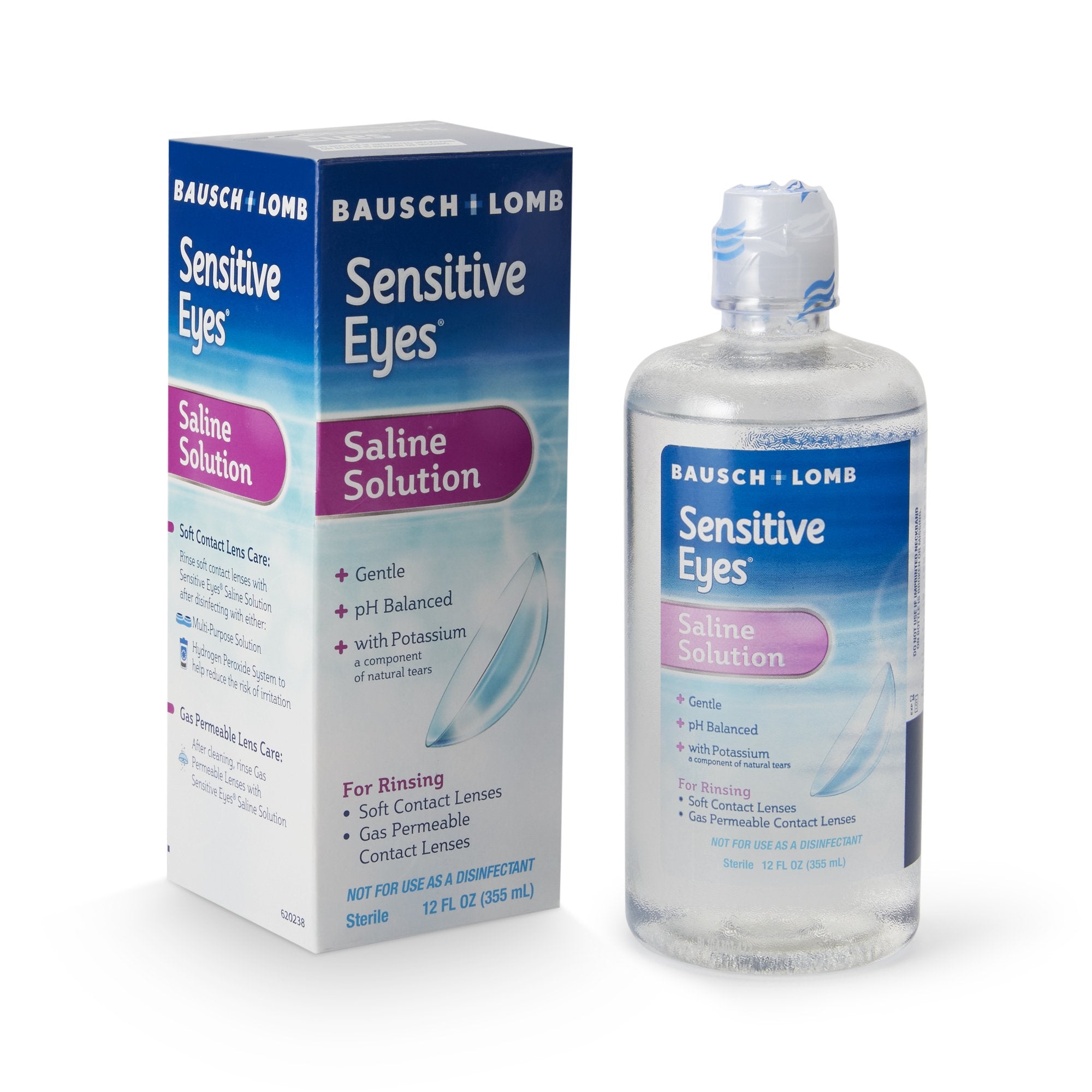 Sensitive Eyes® Plus Contact Lens Solution, 12-ounce Bottle 10119000238