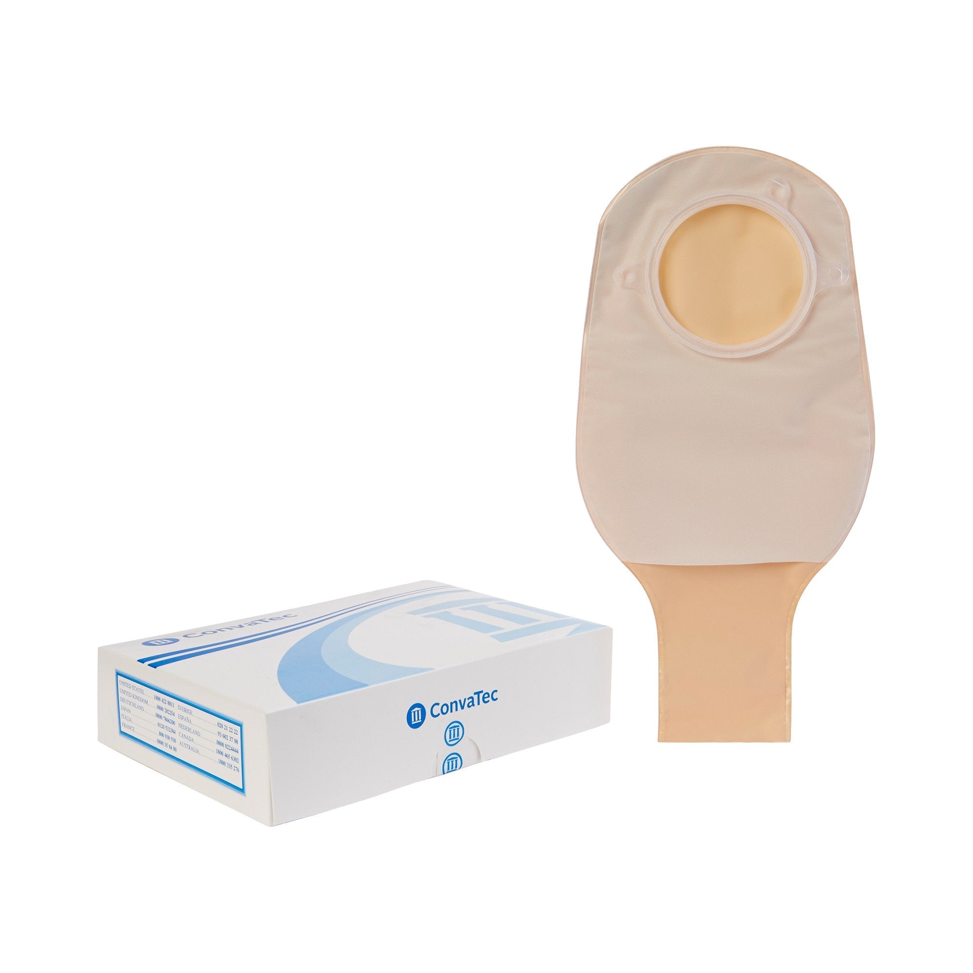 Sur-Fit Natura® Two-Piece Opaque Colostomy Pouch, 12-Inch Length, 2¾ Inch Flange 401504