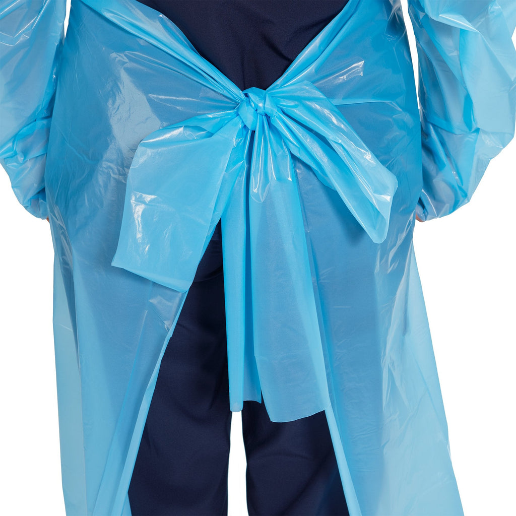 McKesson Nonrated Isolation Gown, Blue, Extra Large 16-NRTWTCB1-XL