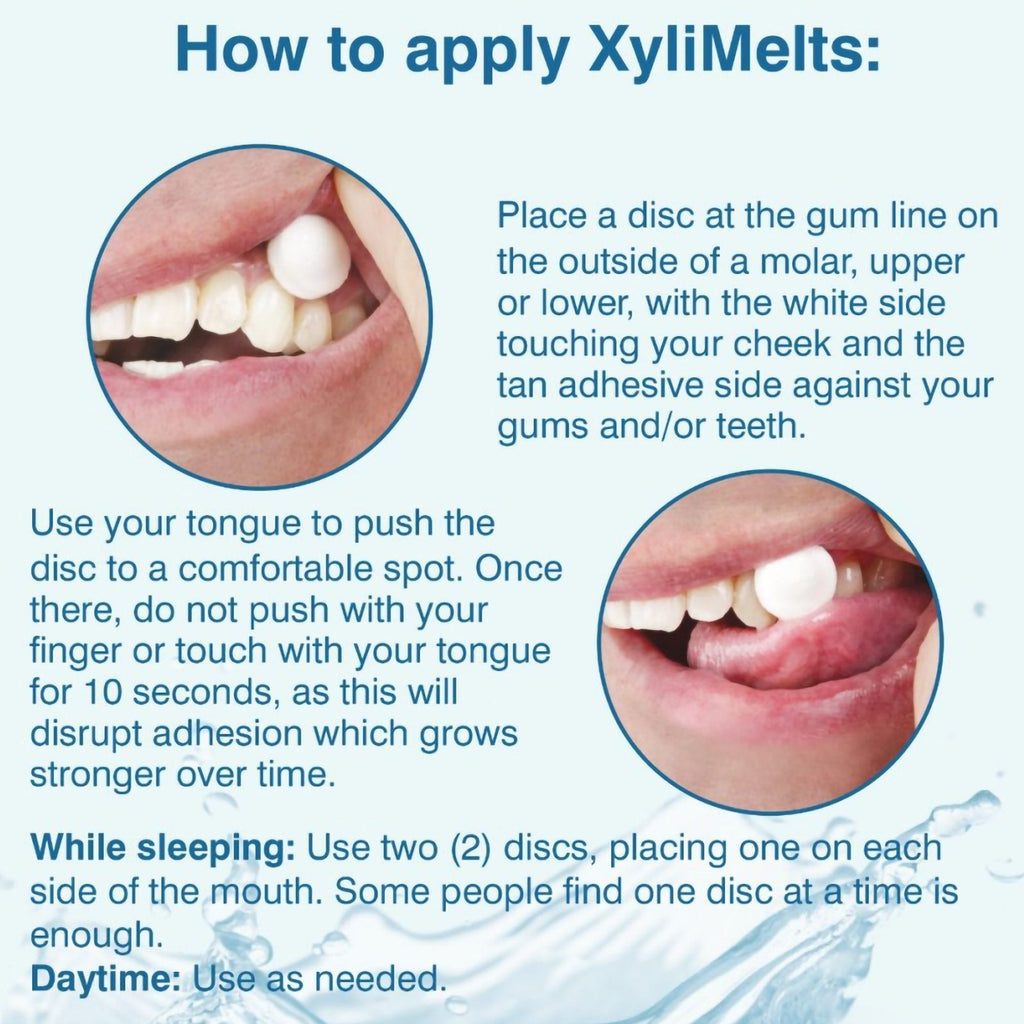 OraCoat XyliMelts Stick-On Melts for Moisturizing, Mild Mint 85593300051
