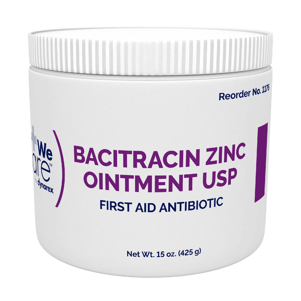 dynarex Bacitracin Zinc First Aid Antibiotic, 15 oz. Jar 1176
