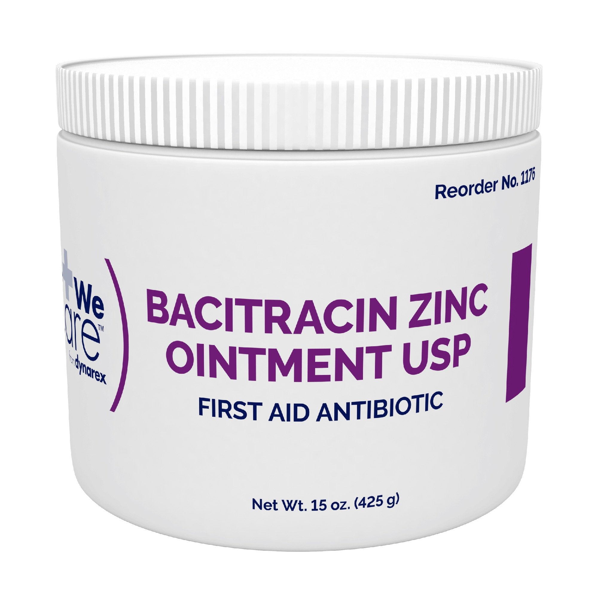 dynarex Bacitracin Zinc First Aid Antibiotic, 15 oz. Jar 1176