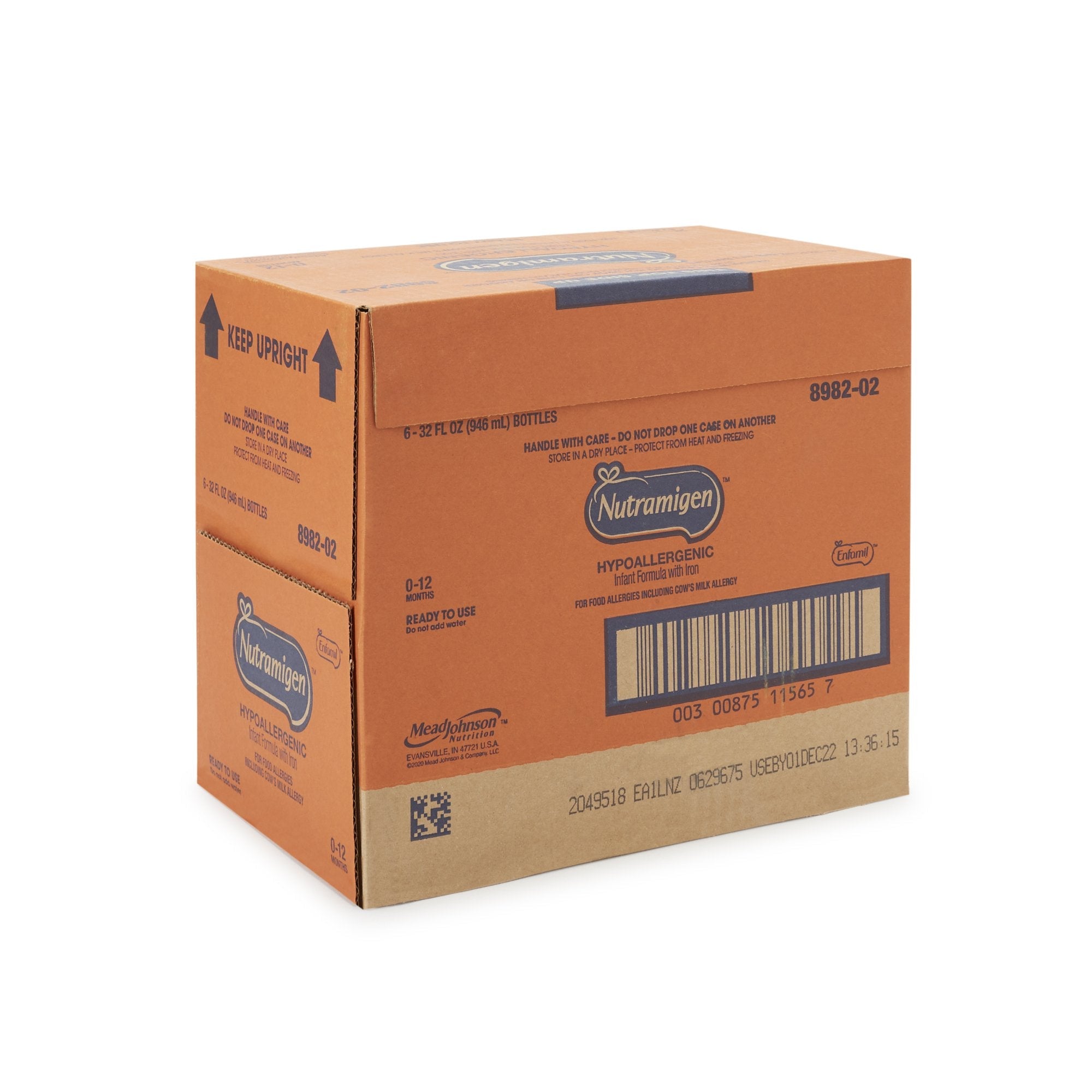 Nutramigen® Ready to Use Infant Formula, 1-quart bottle 898202