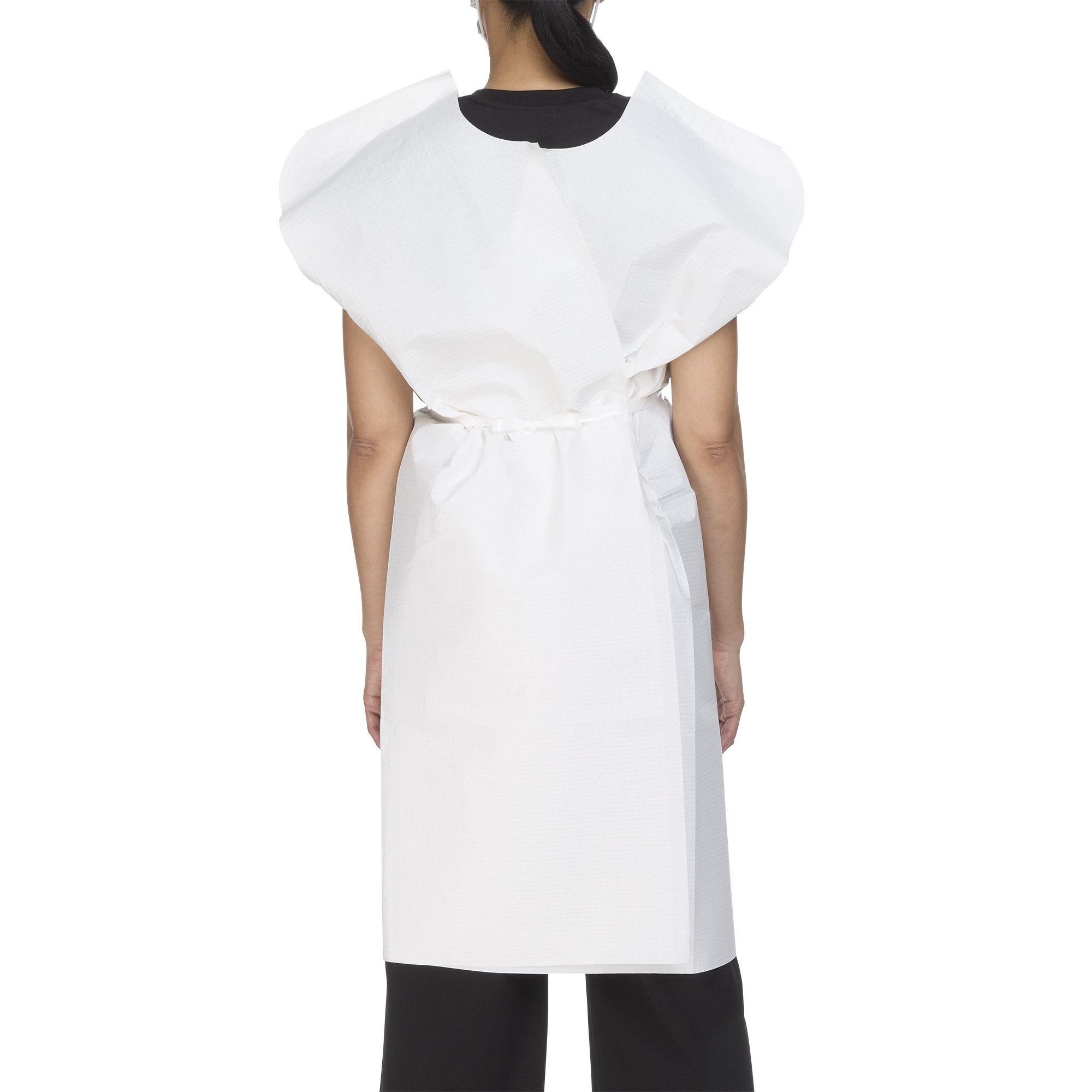 McKesson Patient Exam Gown, One Size Fits Most, White 18-846