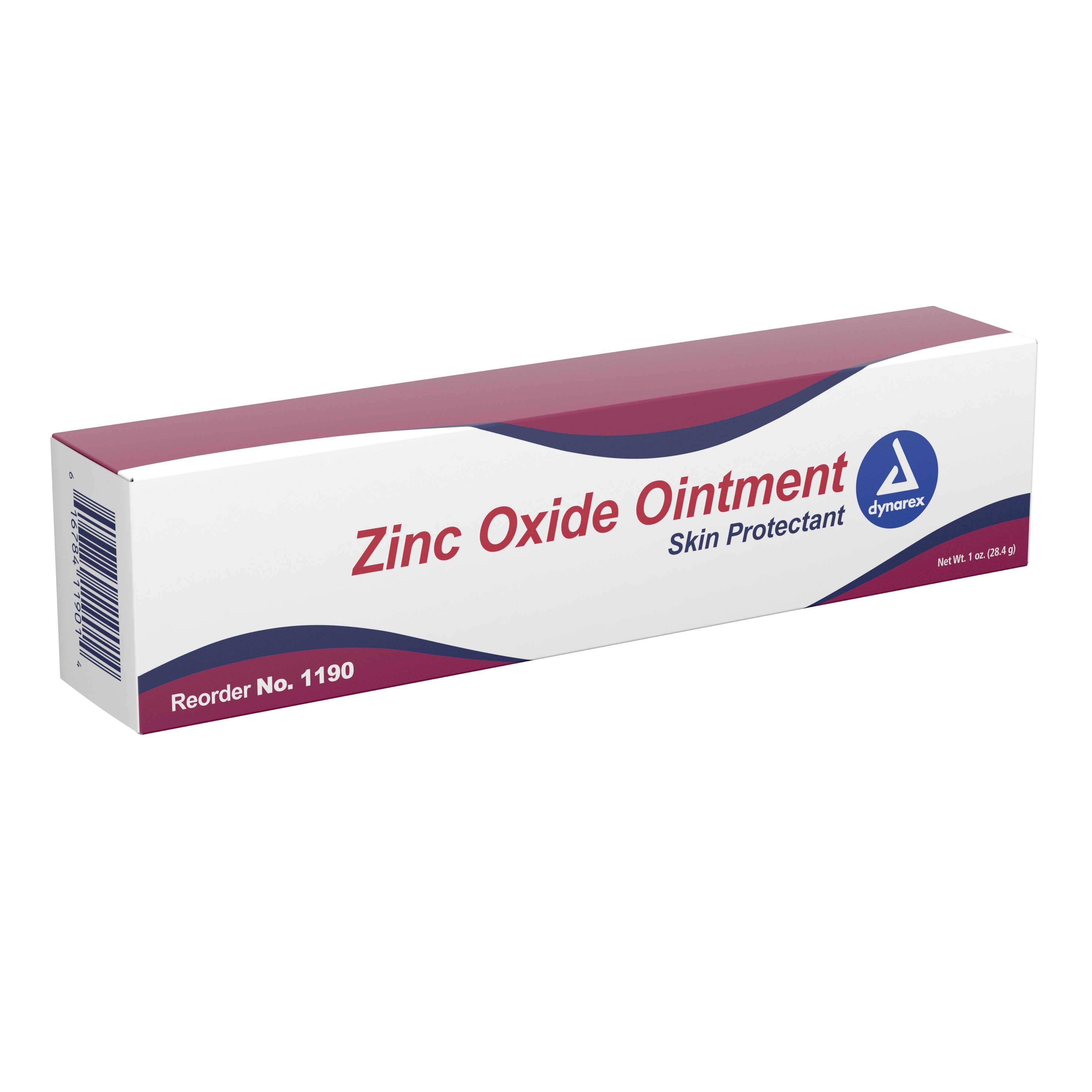 Dynarex Zinc Oxide Skin Protectant, 1 Oz Tube 1190