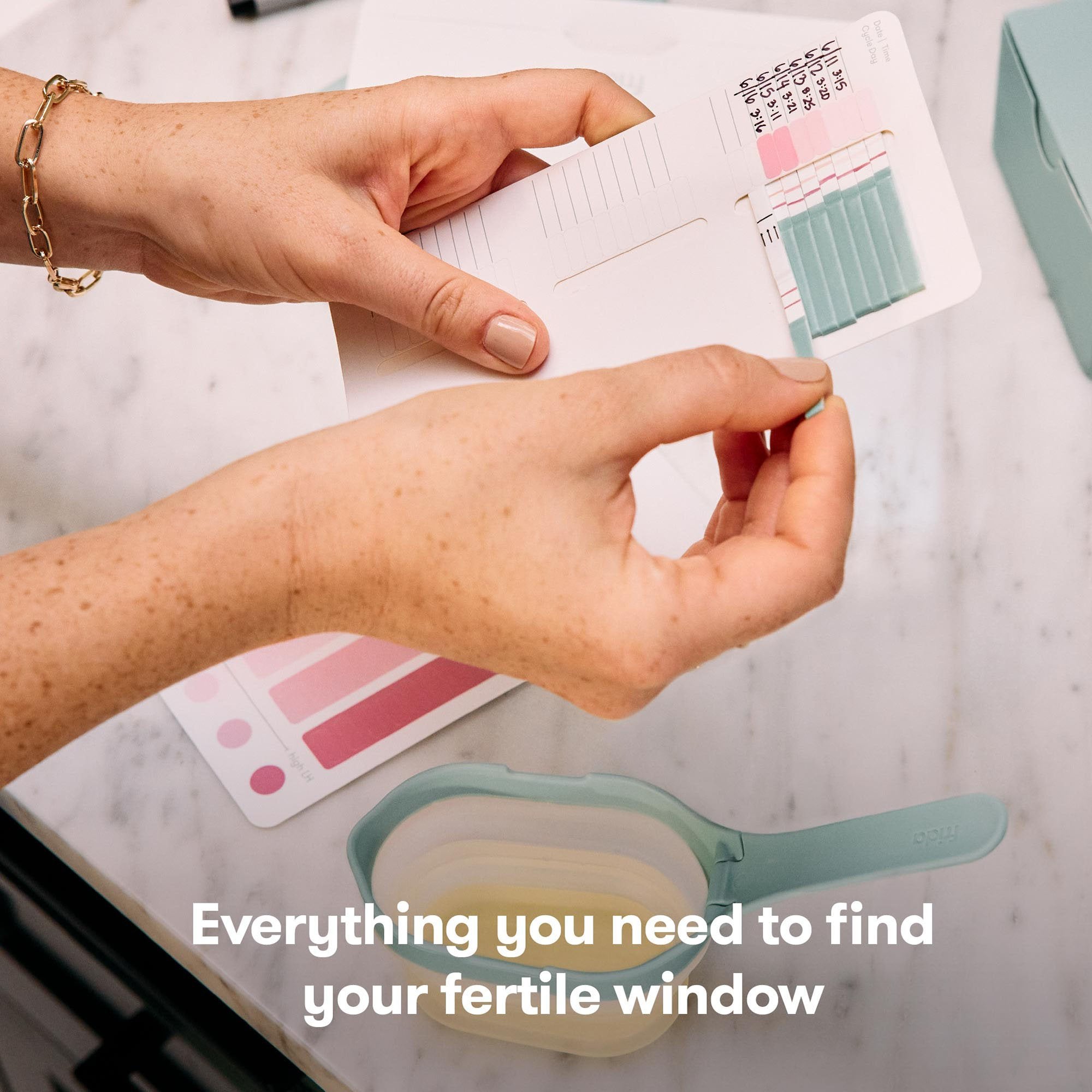 Reproductive Health Test Kit Frida Fertility Ovulation and Pregnancy Test and Track 12 Tests CLIA Waived 500001264