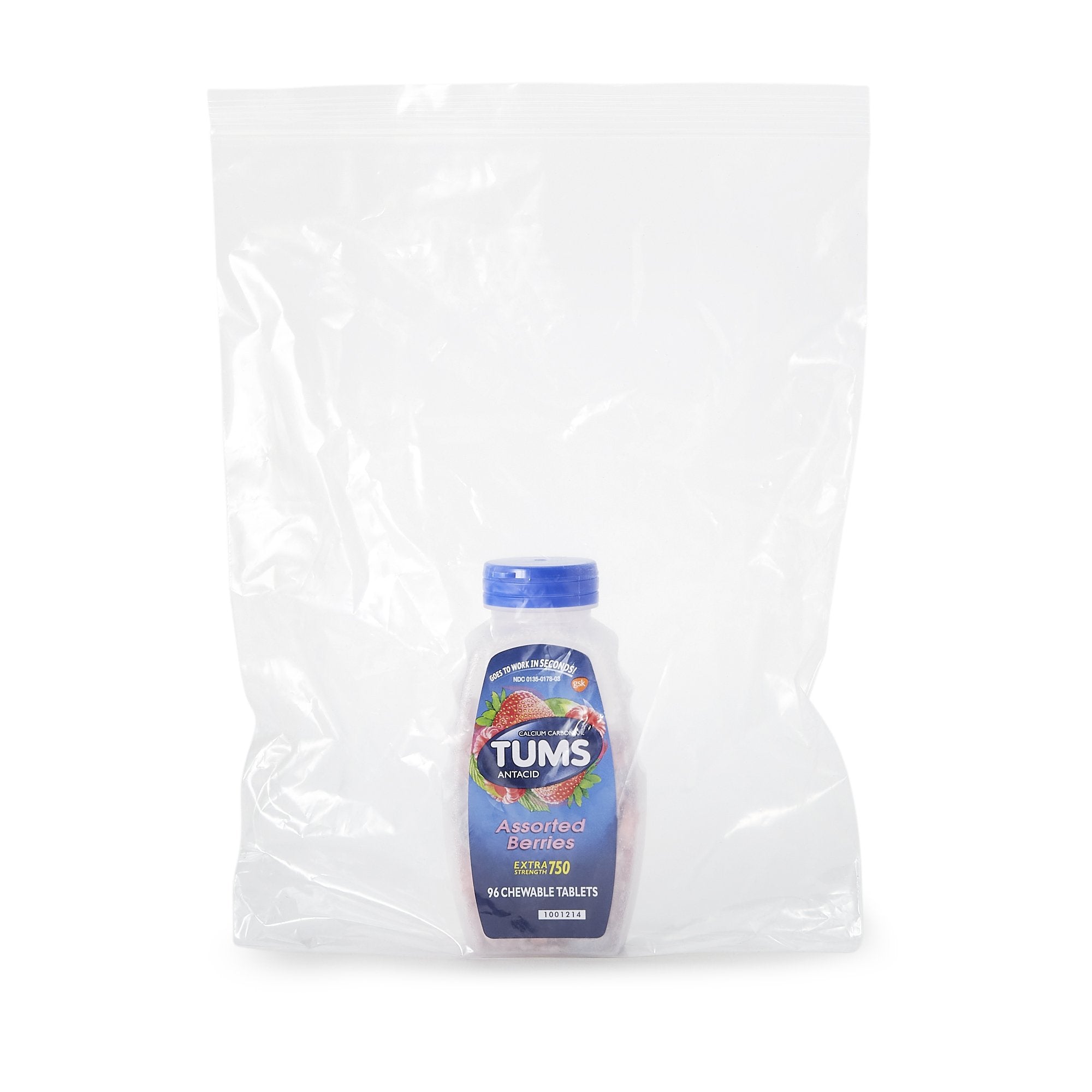 Tums® Extra Strength 750 Antacid Chewable Tablets Assorted Berries 00135017803