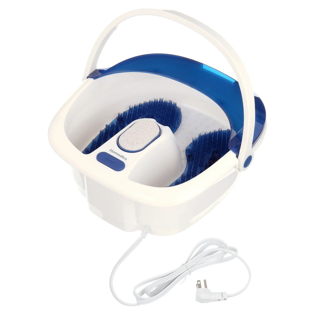 Foot Bath with Heat Boost HoMedics® Bubble Bliss Elite Blue / White Plastic FB-380HJ-1PK