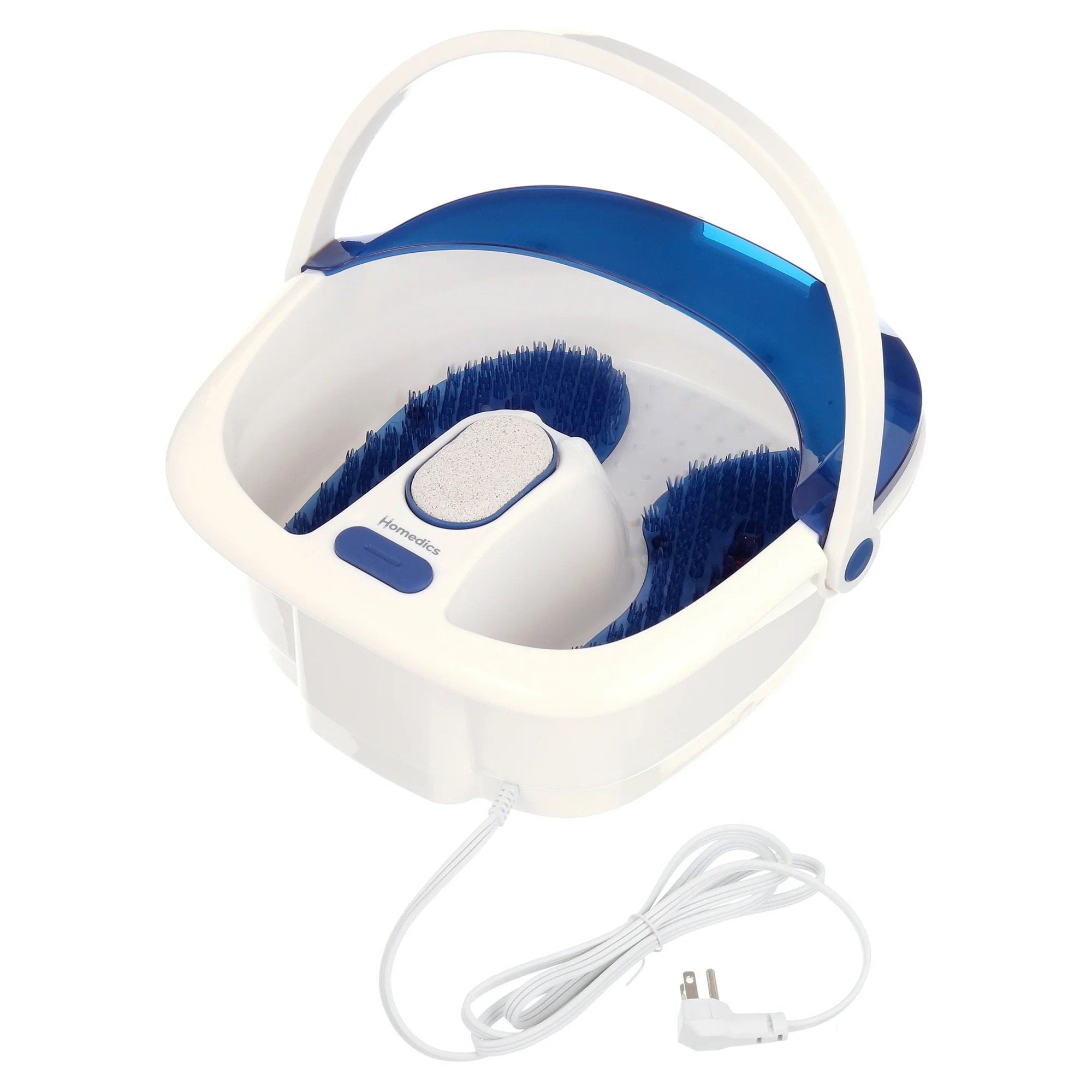 Foot Bath with Heat Boost HoMedics® Bubble Bliss Elite Blue / White Plastic FB-380HJ-1PK
