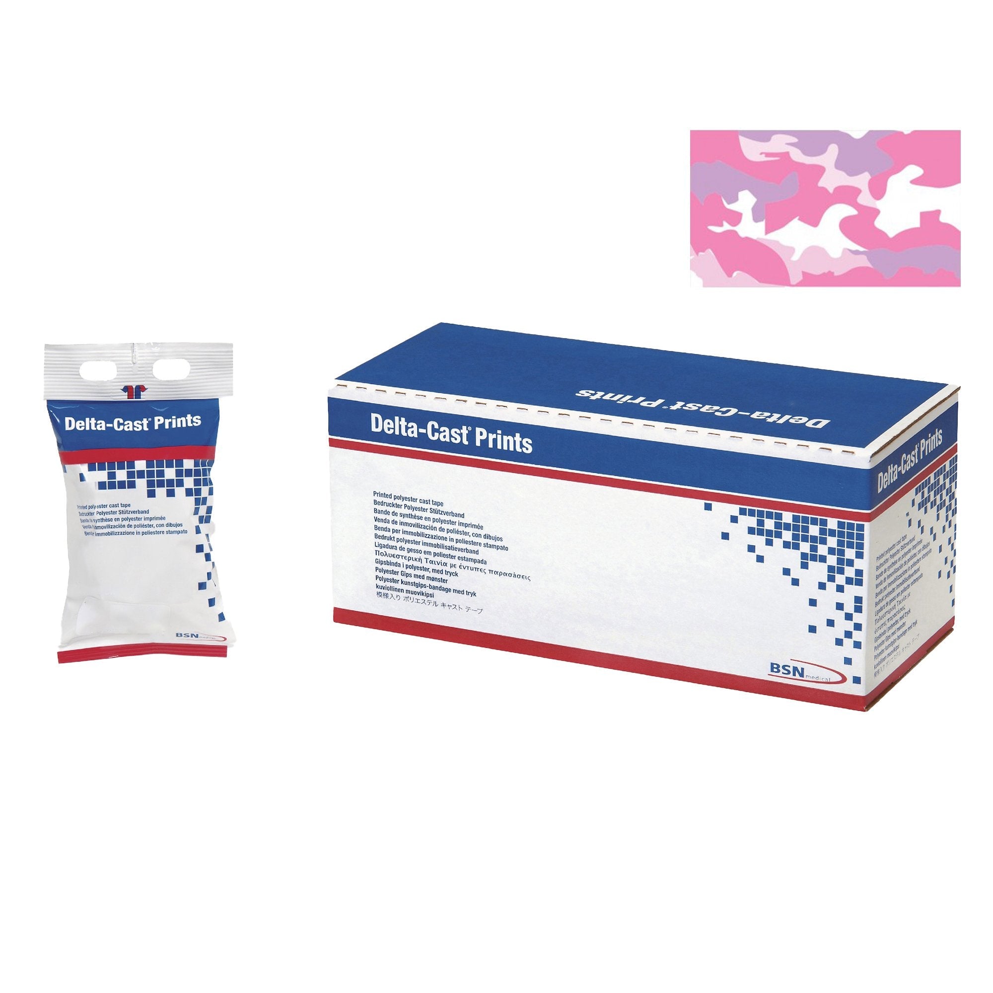 Delta-Cast® Pink Camouflage Cast Tape, 2 Inch x 4 Yard 7227340