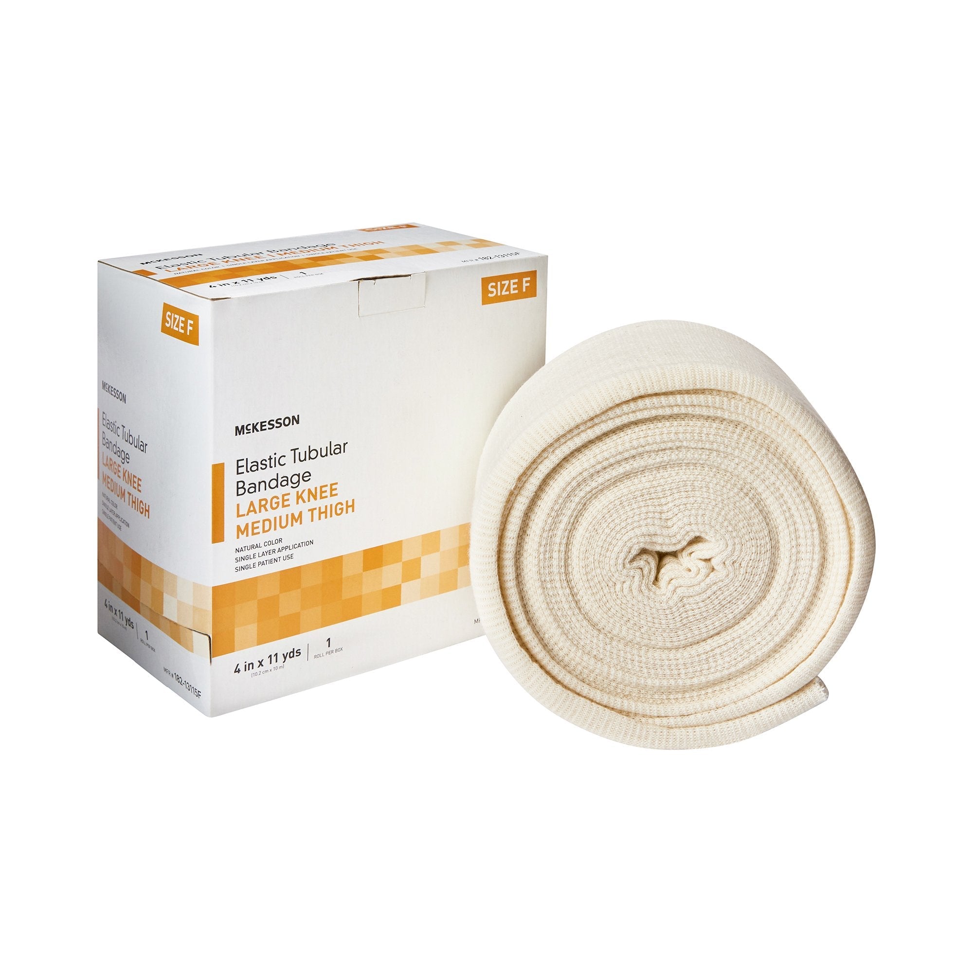 McKesson Elastic Tubular Support Bandage, 4 Inch x 11 Yard 182-13115F