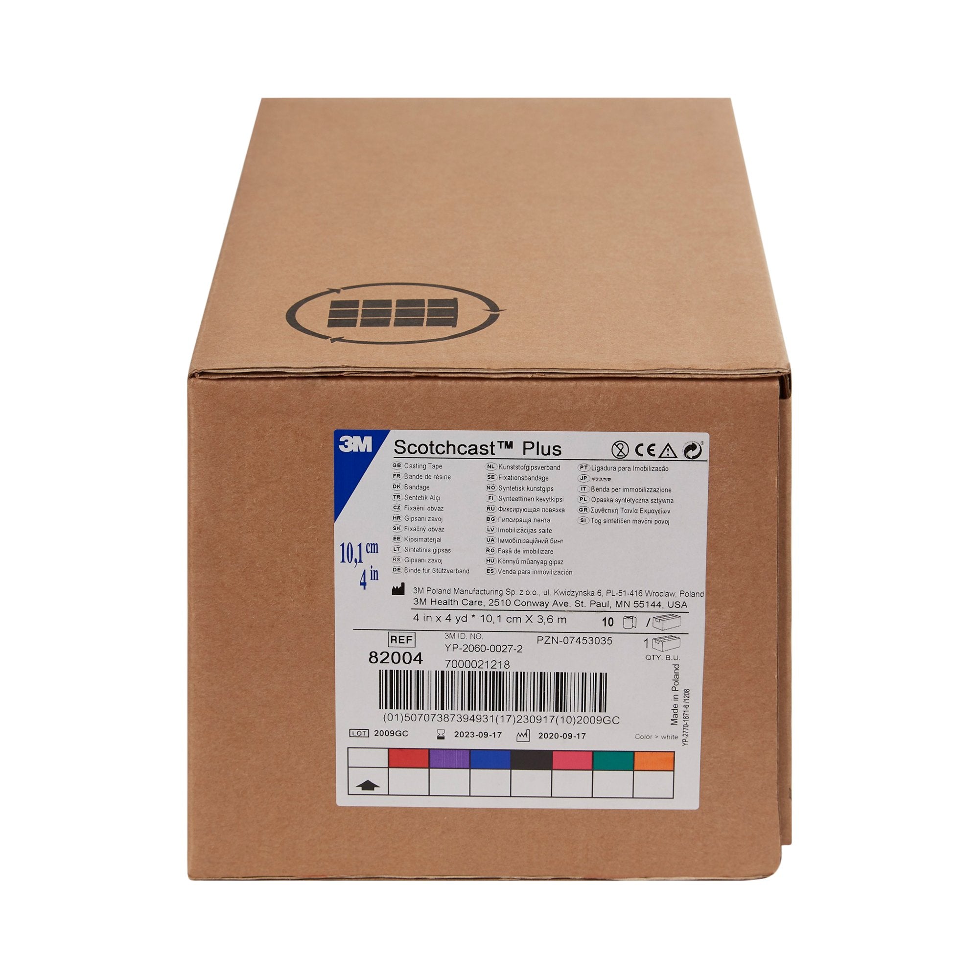 3M™ Scotchcast™ Plus White Cast Tape, 4 Inch x 4 Yard 82004