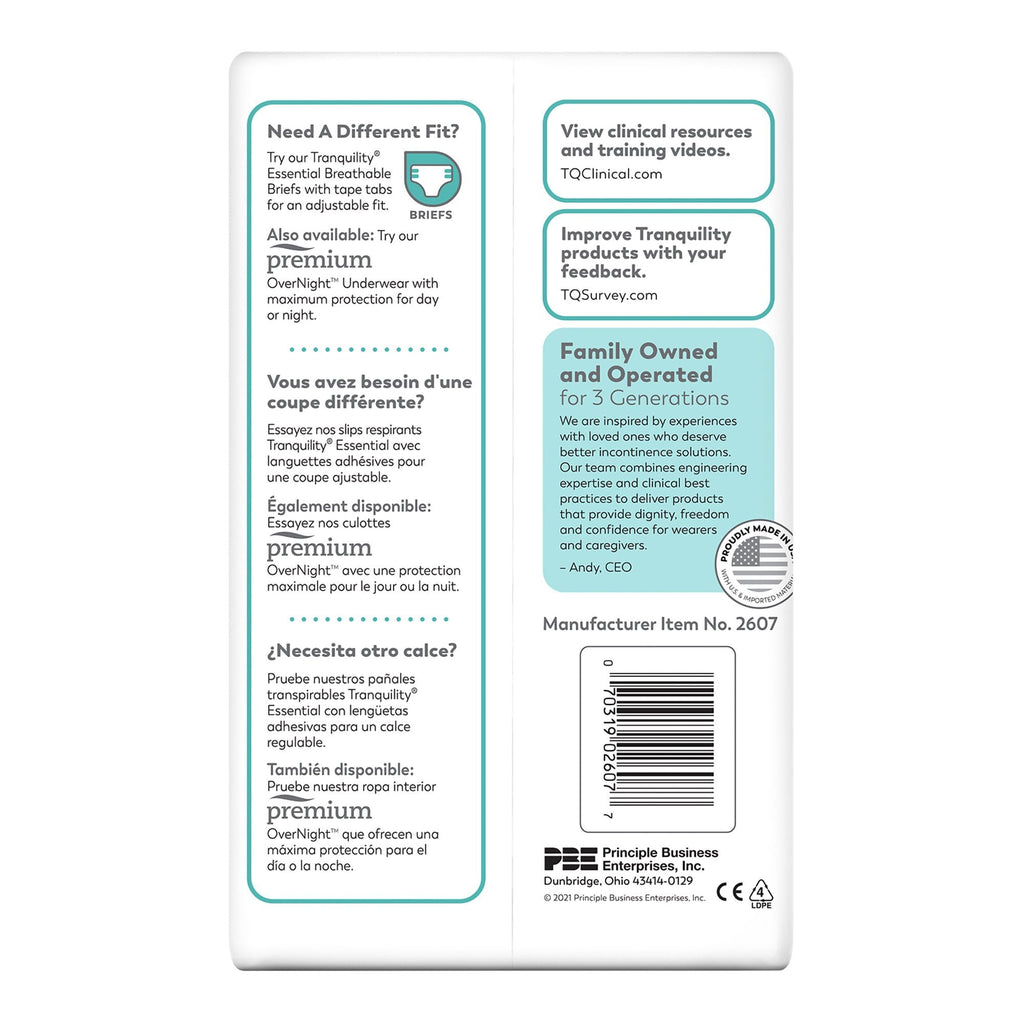 Select® Heavy Protection Absorbent Underwear, Extra Large 2607