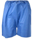 Exam Shorts Large Blue SMS Adult Disposable - 7555 L