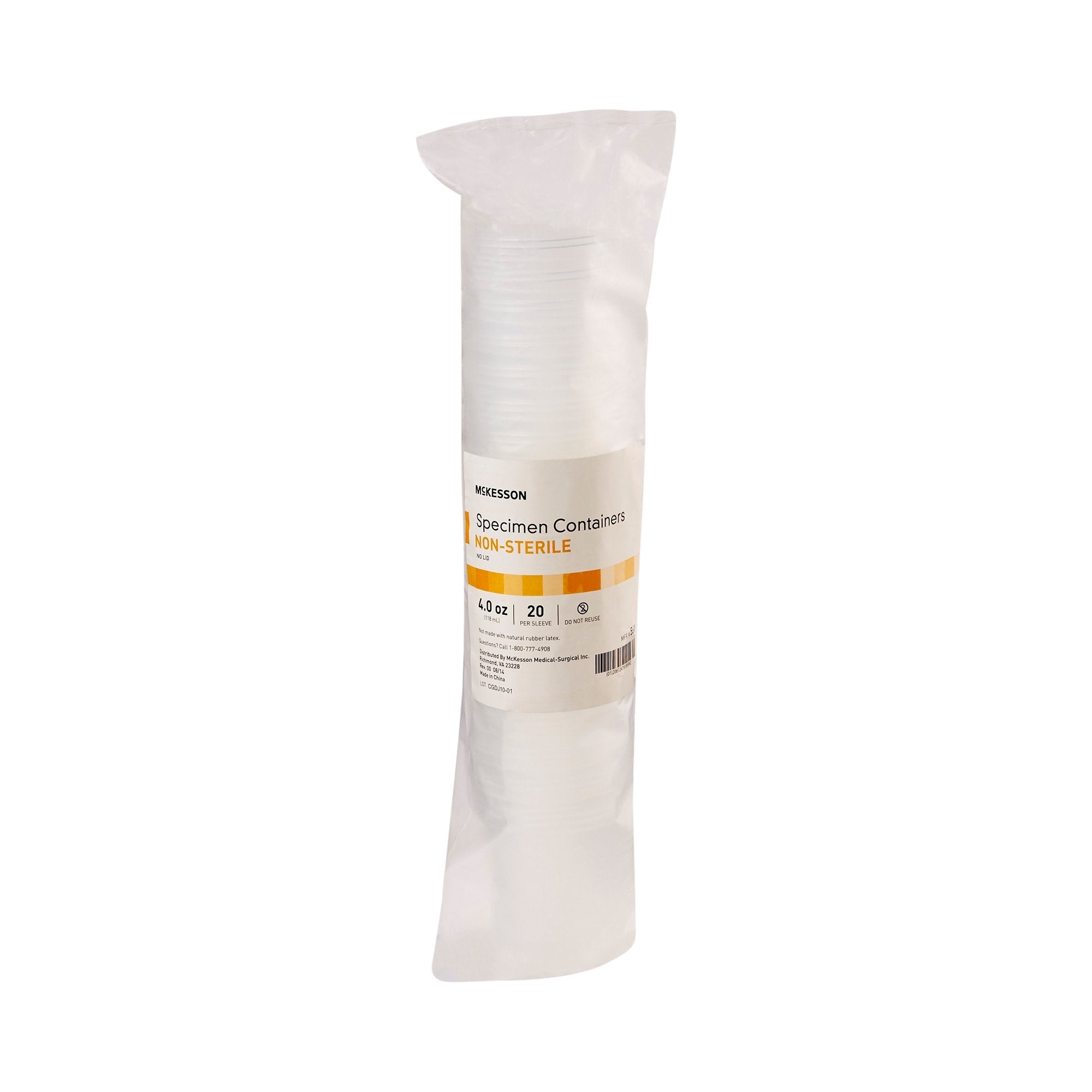 McKesson Specimen Container without Lid, 120 mL 561