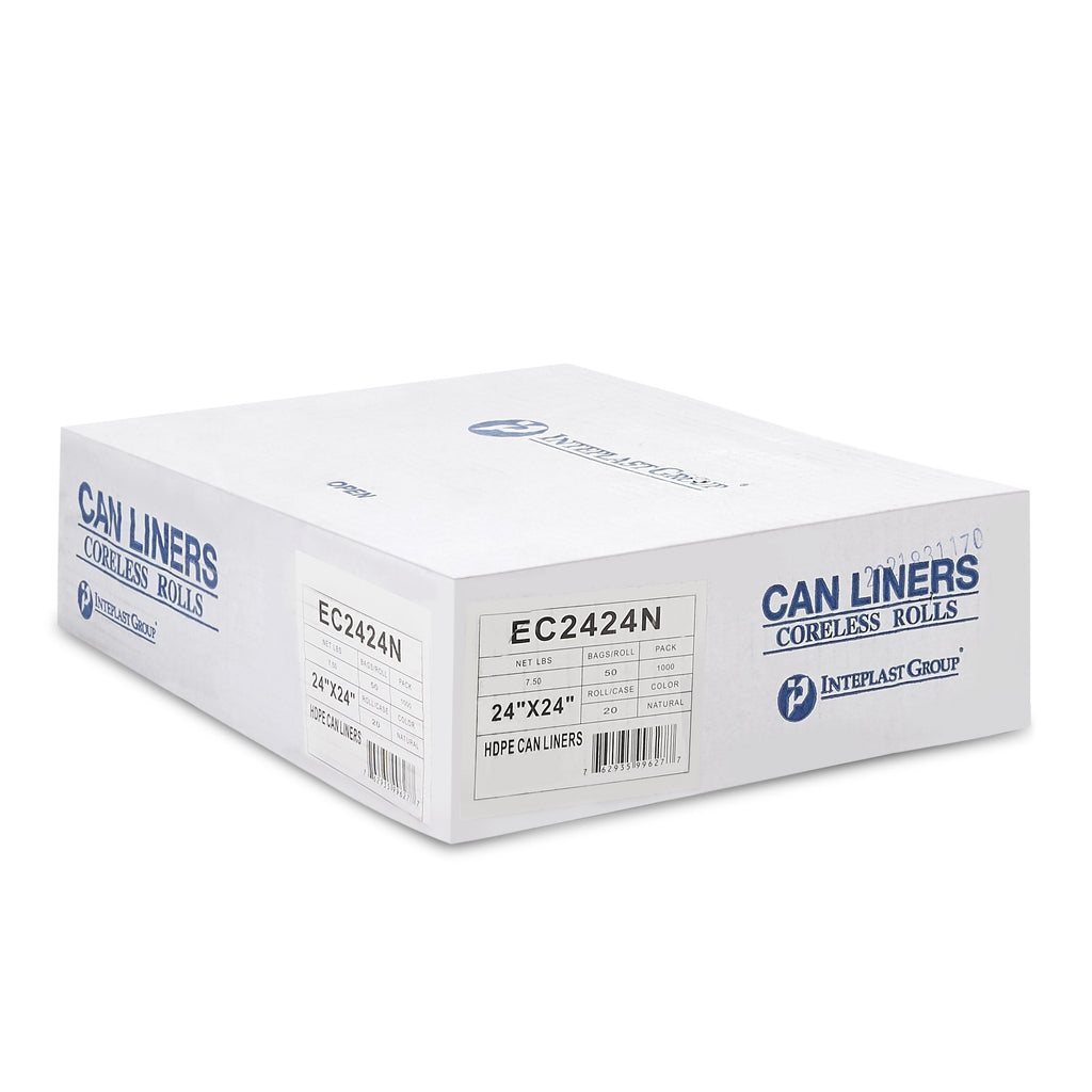 McKesson Light Duty Clear Trash Bag, 10 gal, 5 Mic EC2424N