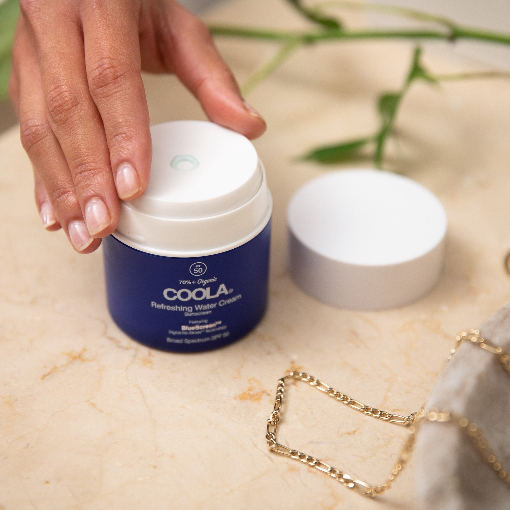 Sunscreen COOLA® Refreshing Water Cream SPF 50 Cream 1.5 oz. Jar CL10405