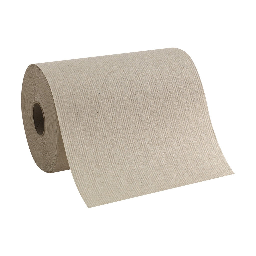 Pacific Blue Basic™ Brown Paper Towel, 7-7/8 Inch x 350 Foot, 12 Rolls per Case 26401