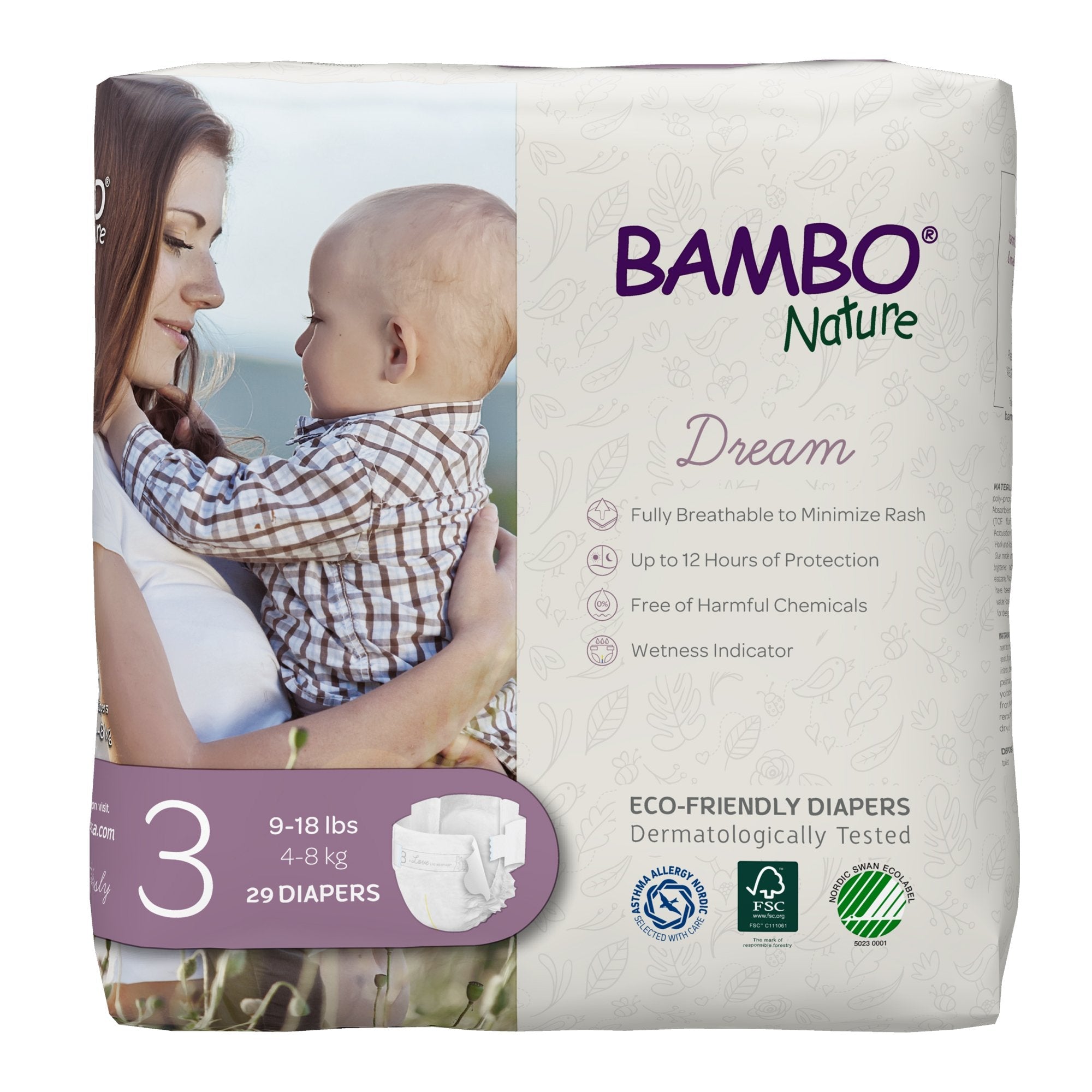 Bambo® Nature Diaper, Size 3 1000016925