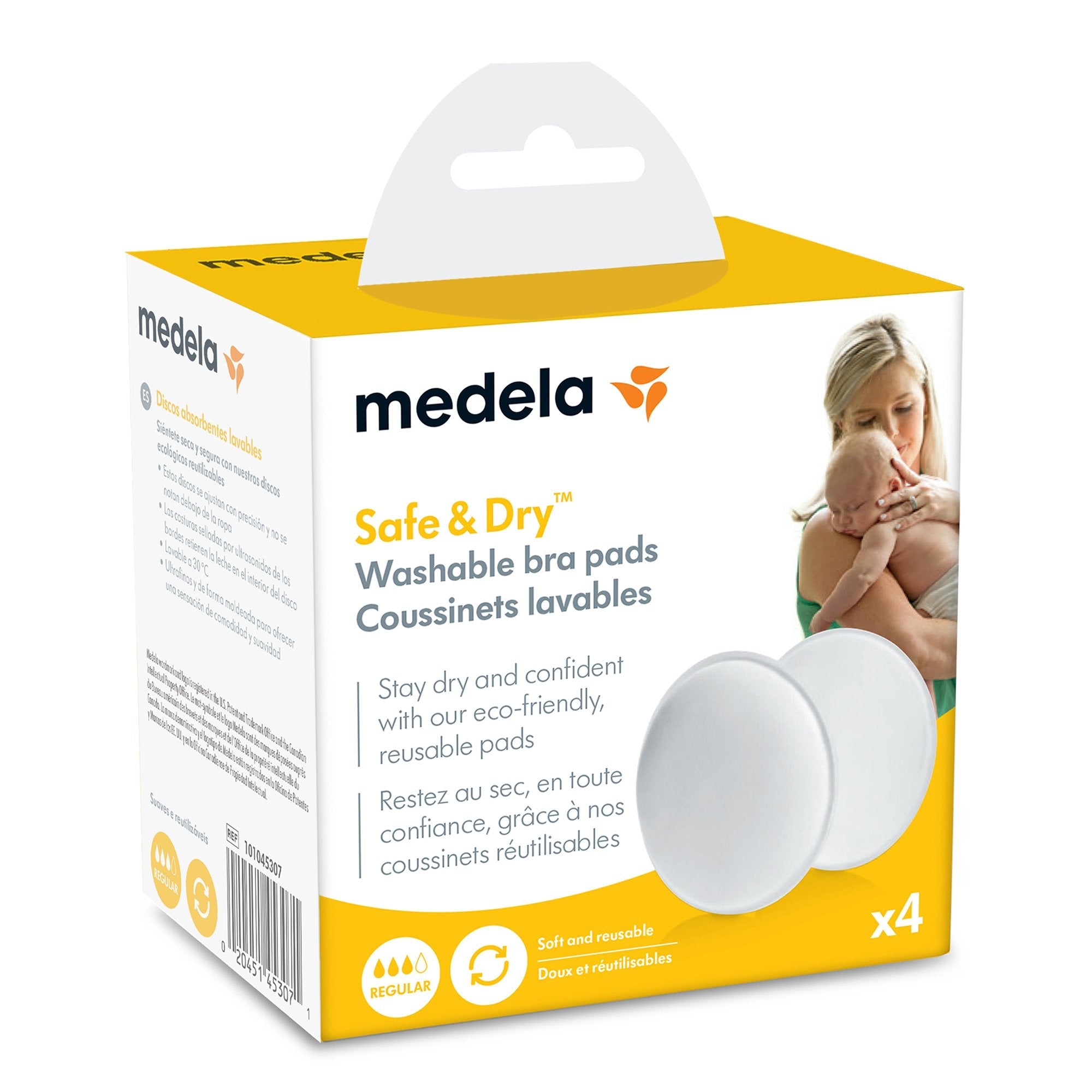 Bra Pad Safe & Dry™ One Size Fits Most Polyester / Polyurethane Reusable 101045307