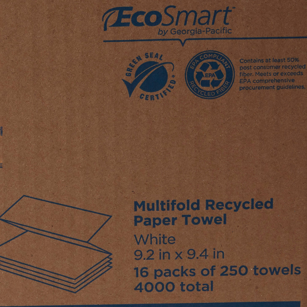 Pacific Blue Basic™ Recycled Multi-Fold Paper Towel, 250 Sheets per Pack 24590