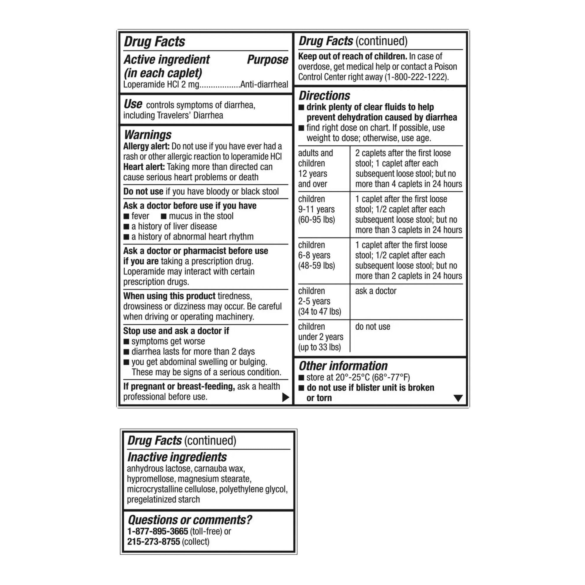 Imodium® A-D Loperamide Anti-Diarrheal 50580031703
