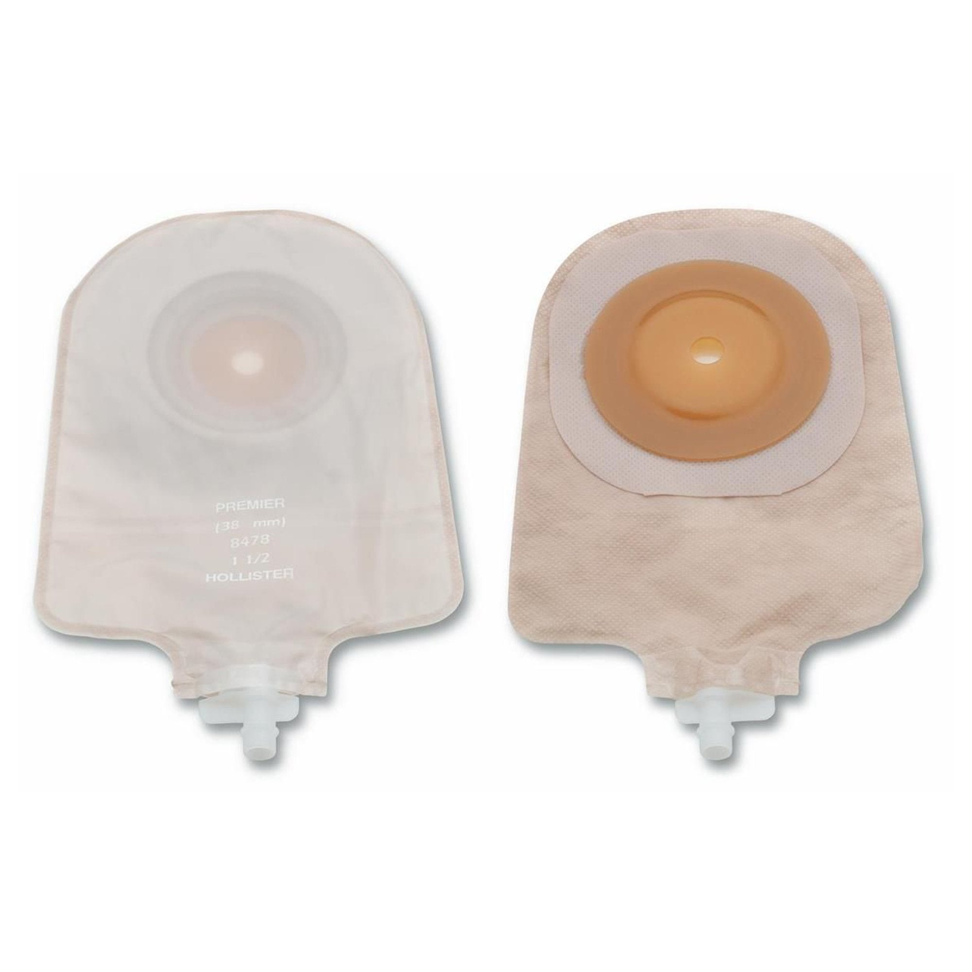 Premier™ One-Piece Drainable Transparent Urostomy Pouch, 9 Inch Length, 1½ Inch Stoma 8478