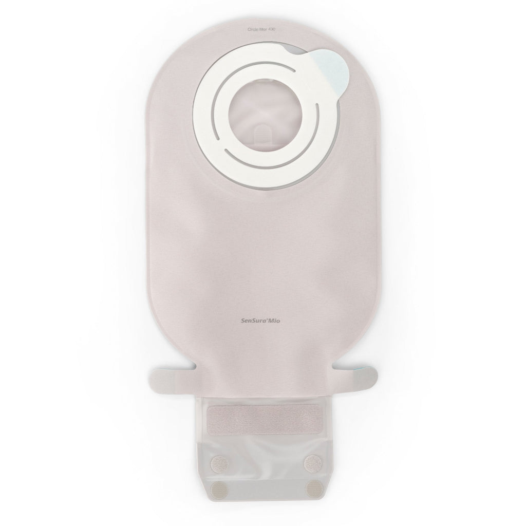 SenSura® Mio Flex 2-Piece Opaque Ostomy Pouch, Green Match 12262