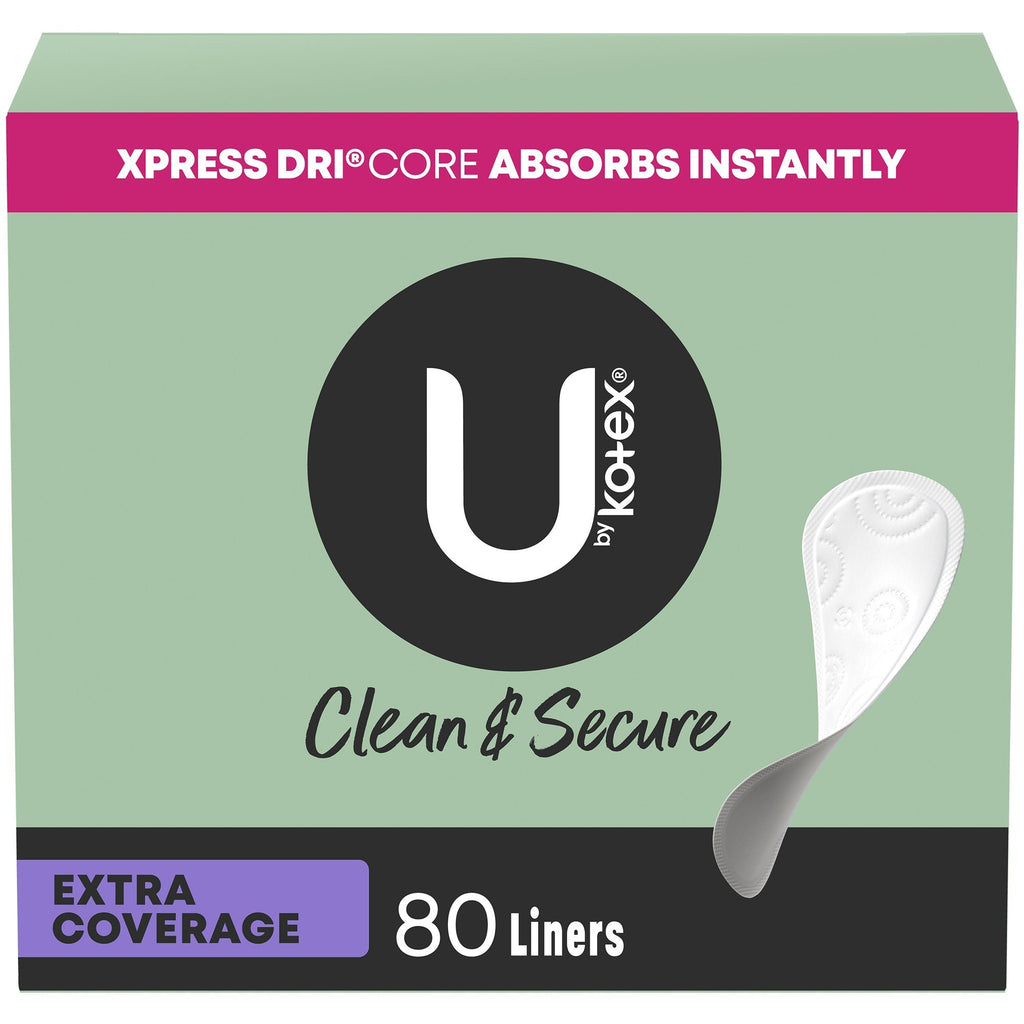 Rebranded Packaging for U by Kotex® Security® Lightdays® Liners, Extra-Coverage 48374