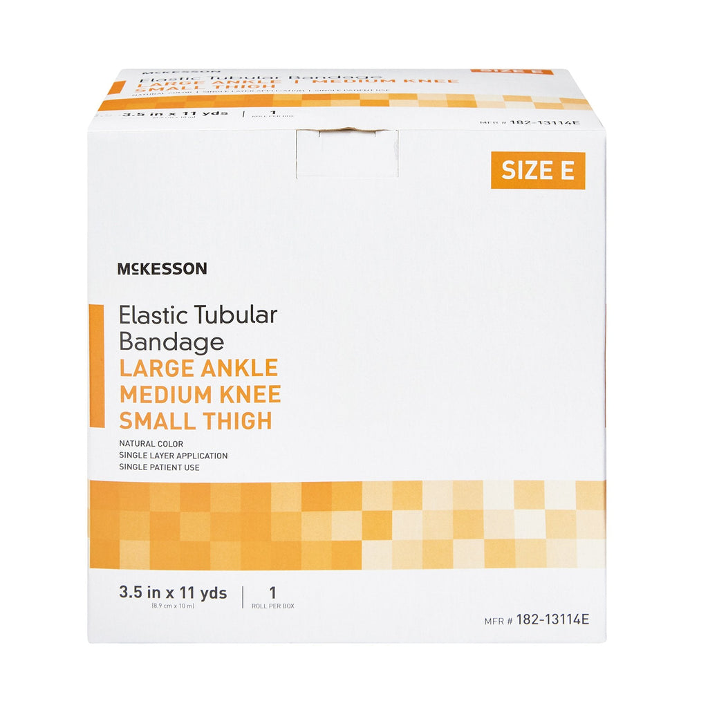 McKesson Elastic Tubular Support Bandage, 3-1/2 Inch x 11 Yard 182-13114E