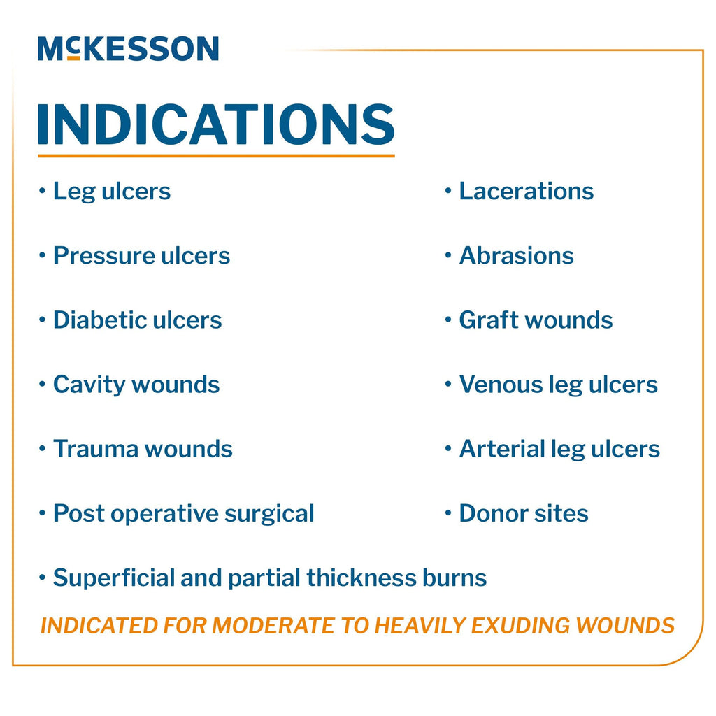 McKesson Alginate Dressing, 4 x 8 inch 3563