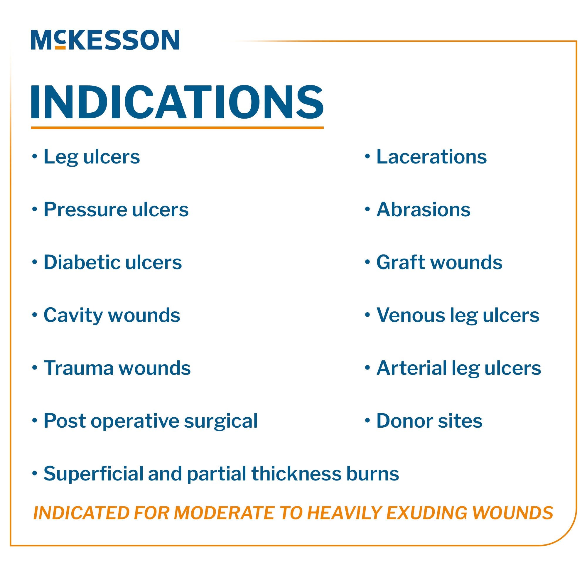 McKesson Alginate Dressing, 4 x 8 inch 3563