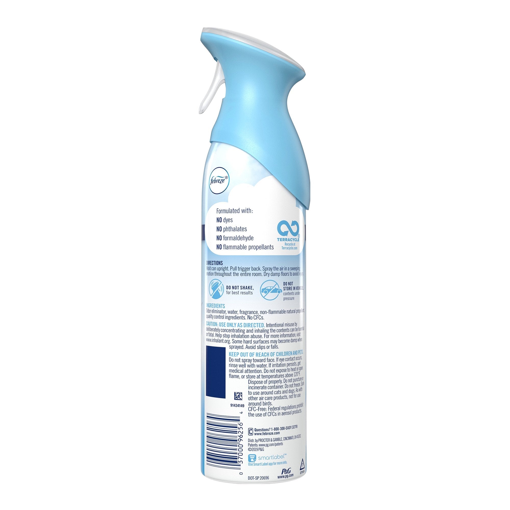 Febreze AIR™ Mist Air Freshener, Linen and Sky Scent, 8.8-ounce spray can 10037000962561