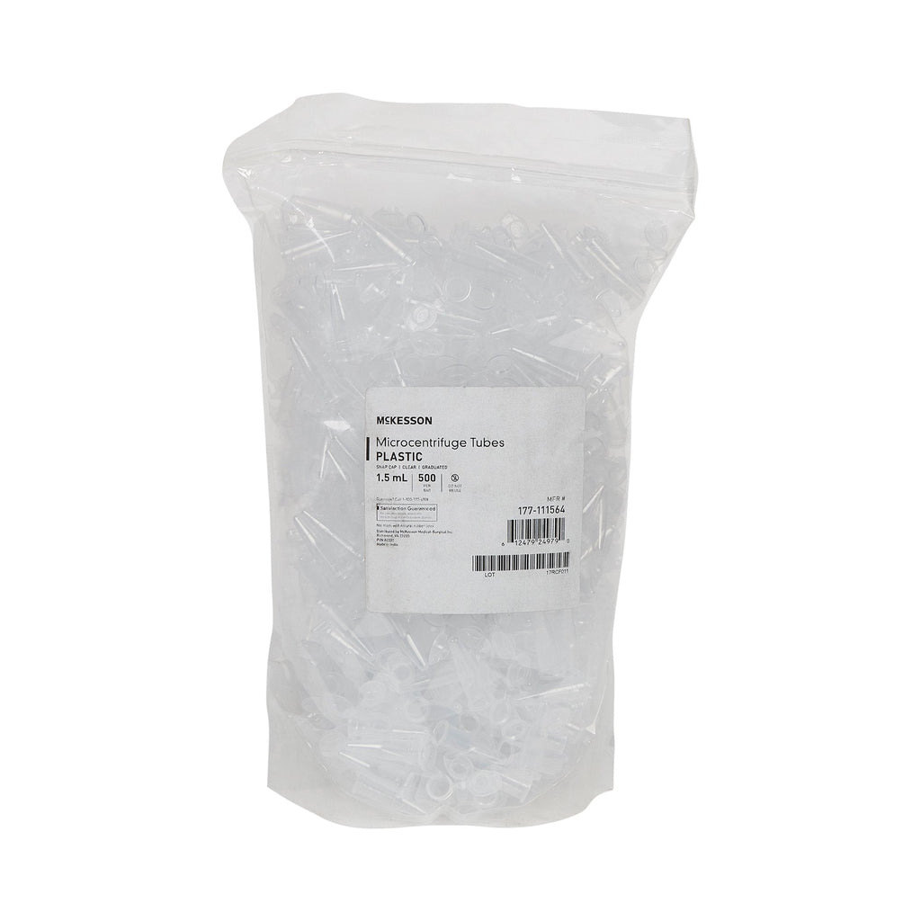 McKesson Conical Bottom Microcentrifuge Tube, 1.5 mL 177-111564