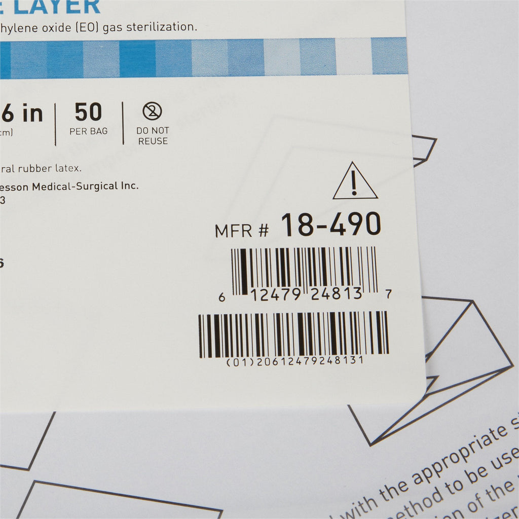 McKesson Single Layer Sterilization Wrap, 36 x 36 Inch 18-490