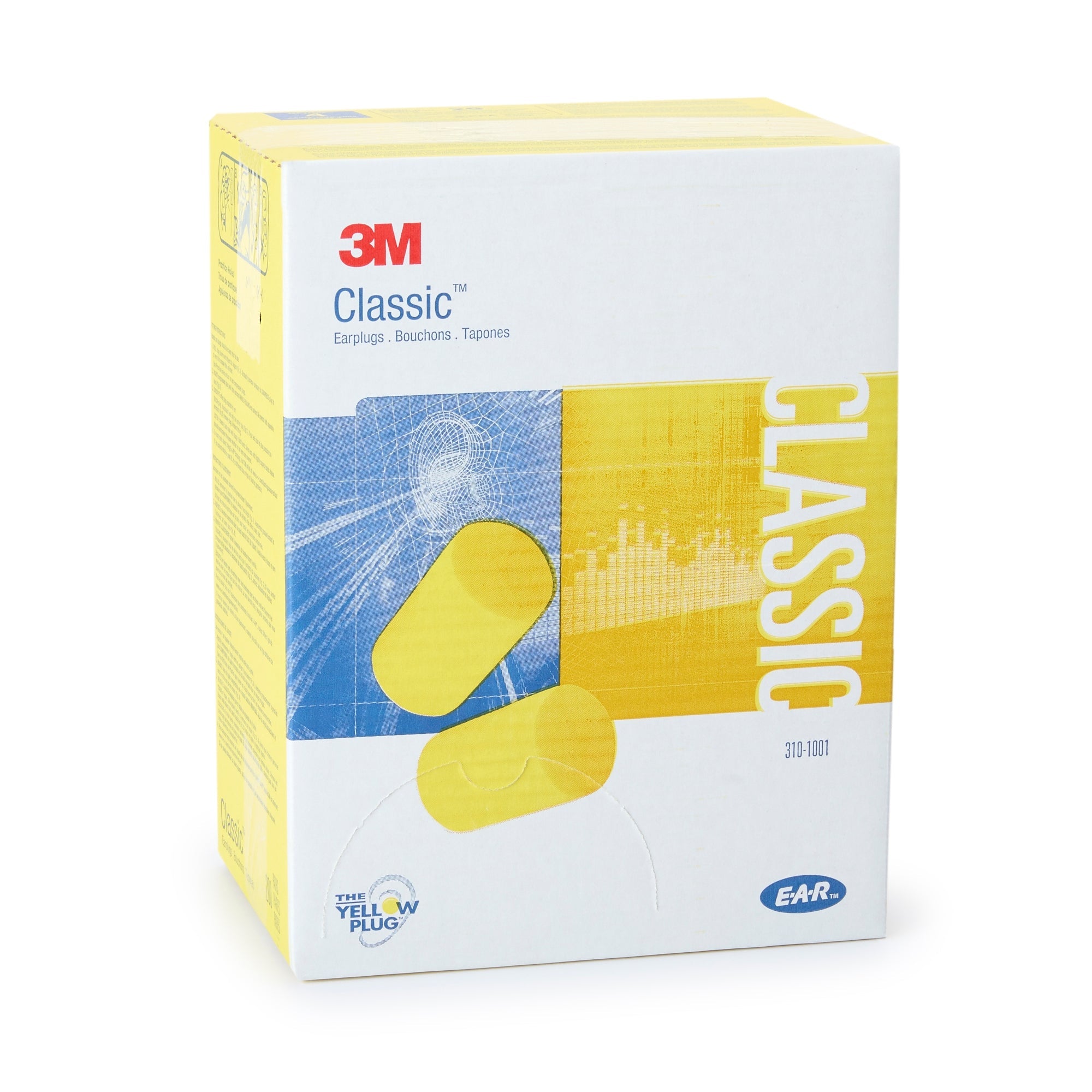 3M 3M E-A-R Classic Cordless Earplugs 310-1001, Box of 1