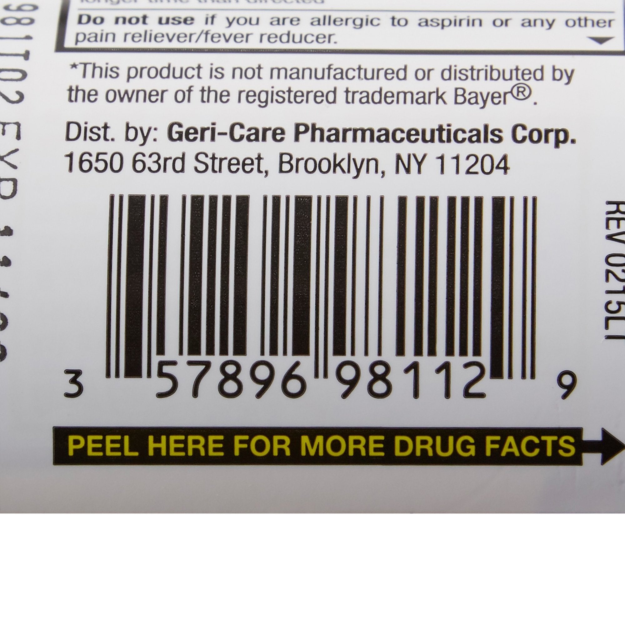 Health Star® Low-Dose Aspirin 981-12-HST