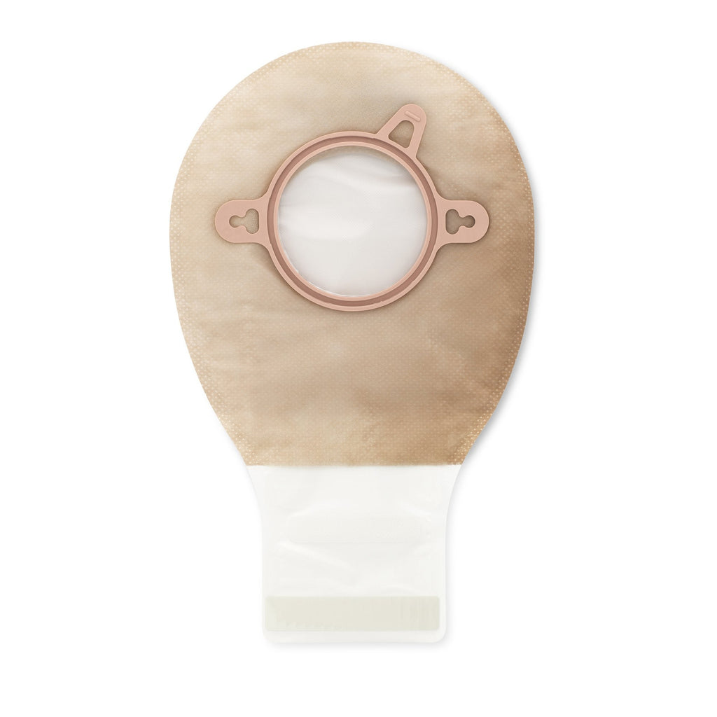 New Image™ 18283 Two-Piece Beige Ostomy Pouch, Pre-cut to Fit 57 mm, Red Match 18283