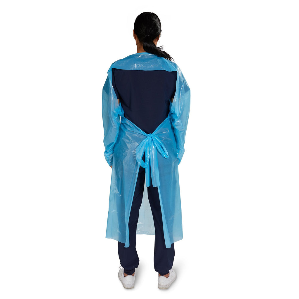 McKesson Nonrated Isolation Gown, Blue, Extra Large 16-NRTWTCB1-XL