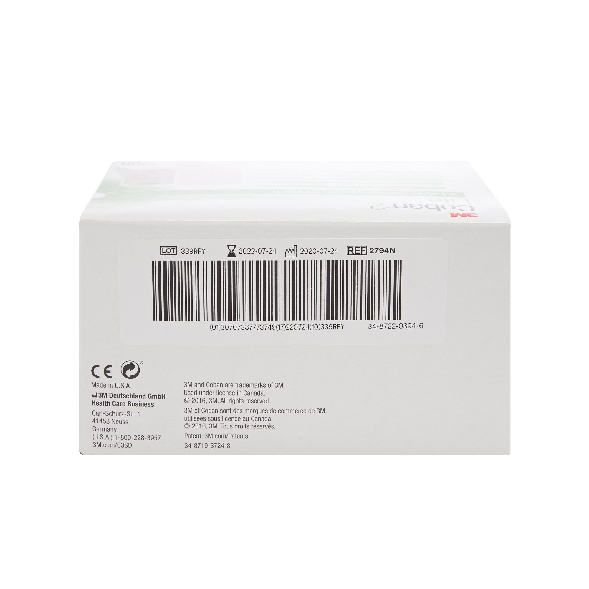 3M™ Coban™ 2 Lite Two-Layer Compression Bandage System, 10 cm x 4.7 meters 2794N