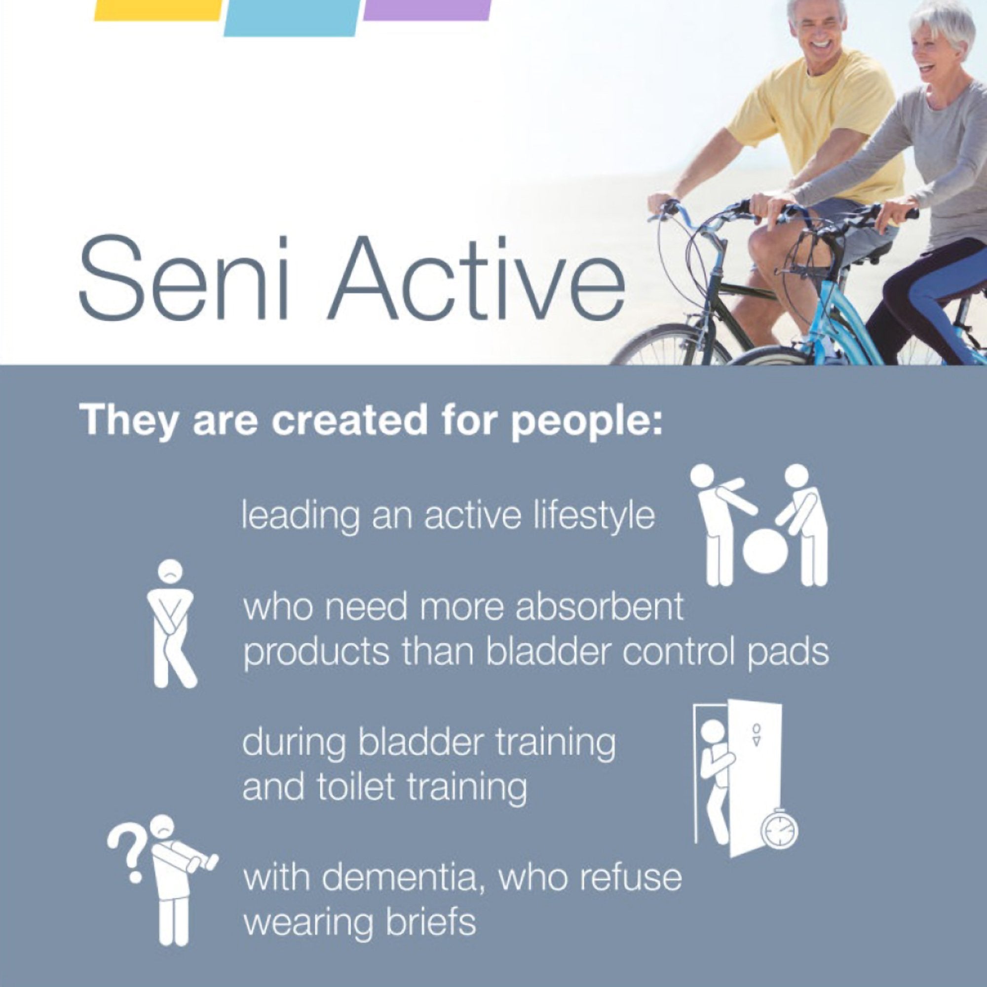 Seni® Active Super Plus Overnight Heavy Absorbent Underwear, Large S-LA08-AP1