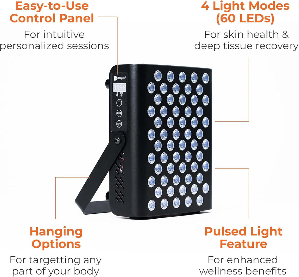 Light Therapy BioHeal 4 X 11-4/5 X 17-2/5 Inch LP-BIOHL-BLK-RTL