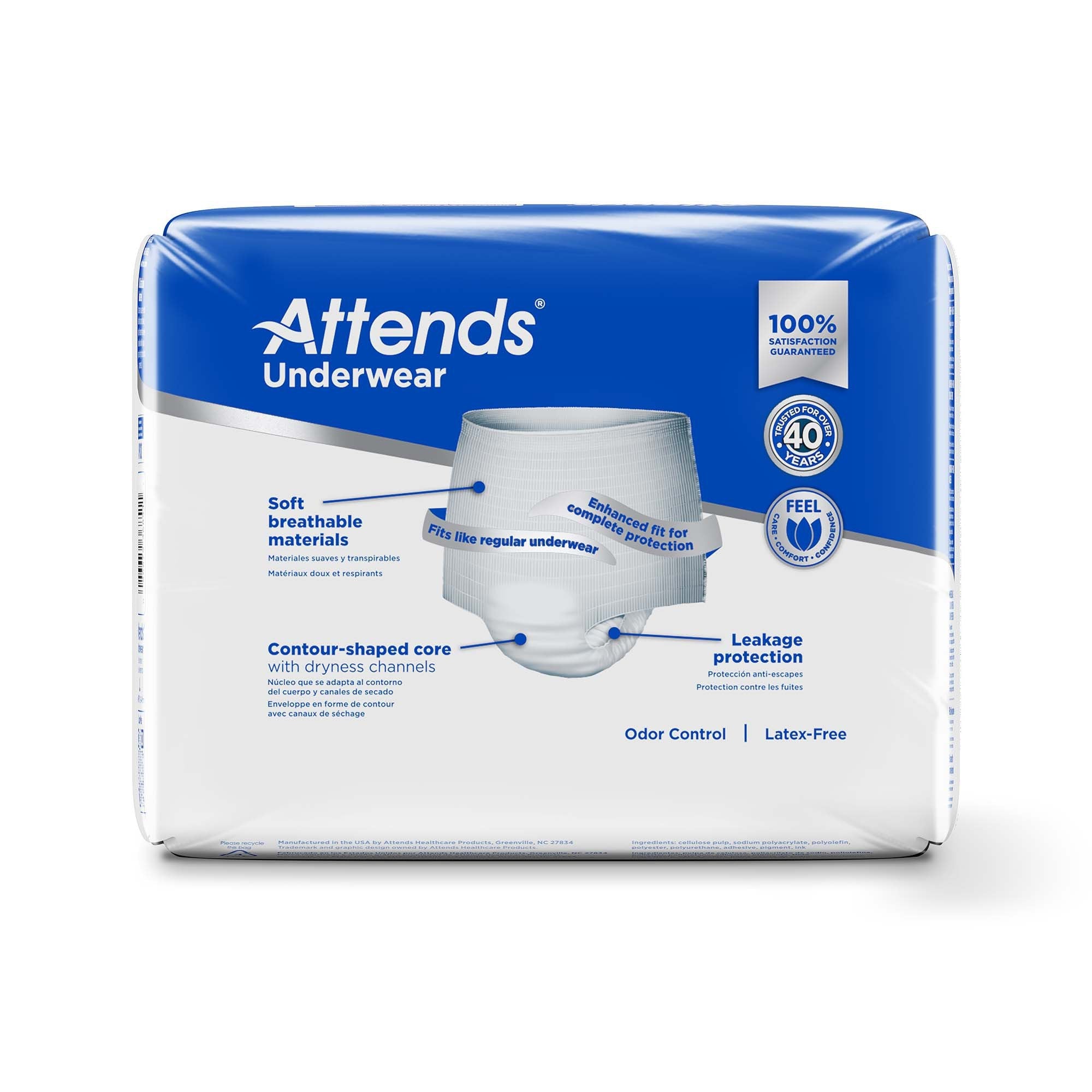 Attends® Care Heavy Absorbent Underwear, Regular APV30
