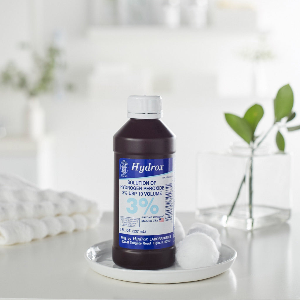 Hydrox Hydrogen Peroxide Antiseptic, 8 oz. Bottle HDX-D0011