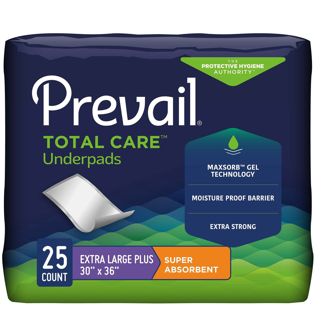Prevail® Total Care™ Super Absorbent Polymer Underpad, 30 x 36 Inch UP-425