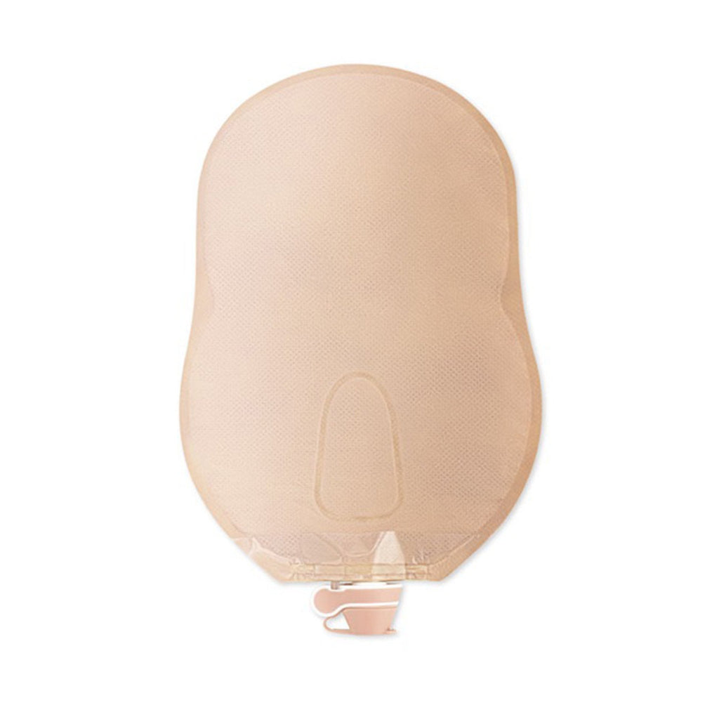 New Image™ 18412 Two-Piece Transparent Urostomy Pouch, 44 mm Flange, Green Match 18412