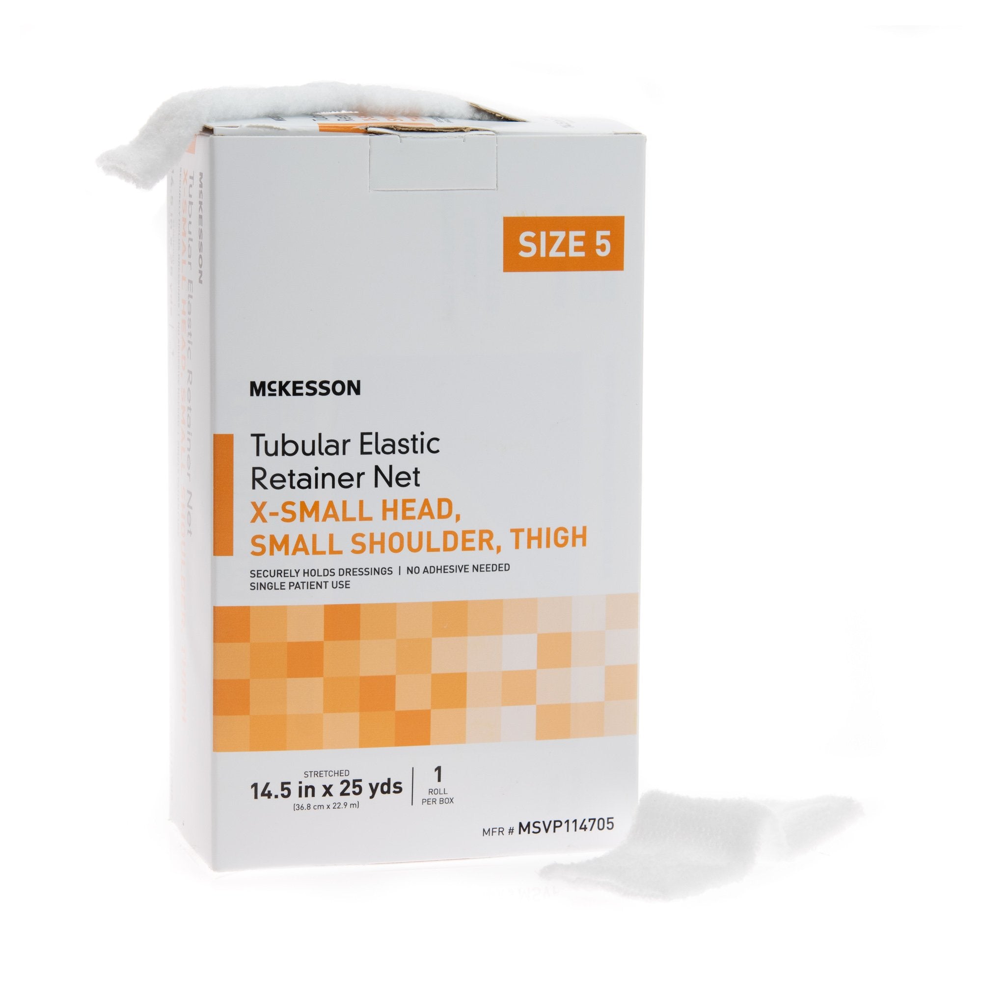 McKesson Tubular Bandage, 14-1/2 Inch x 25 Yard, Size 5 MSVP114705